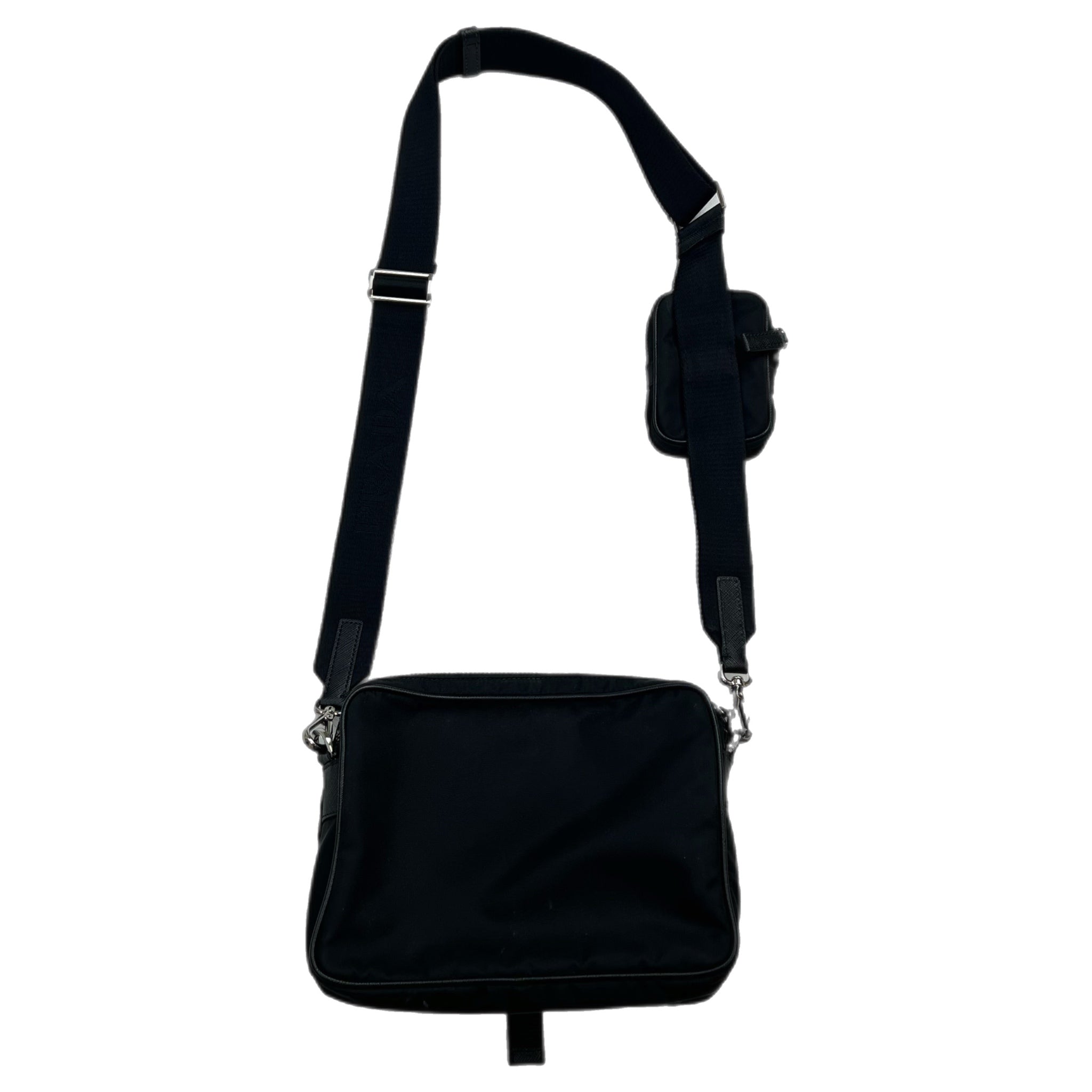 Prada Re-Nylon And Saffiano Leather Shoulder Bag