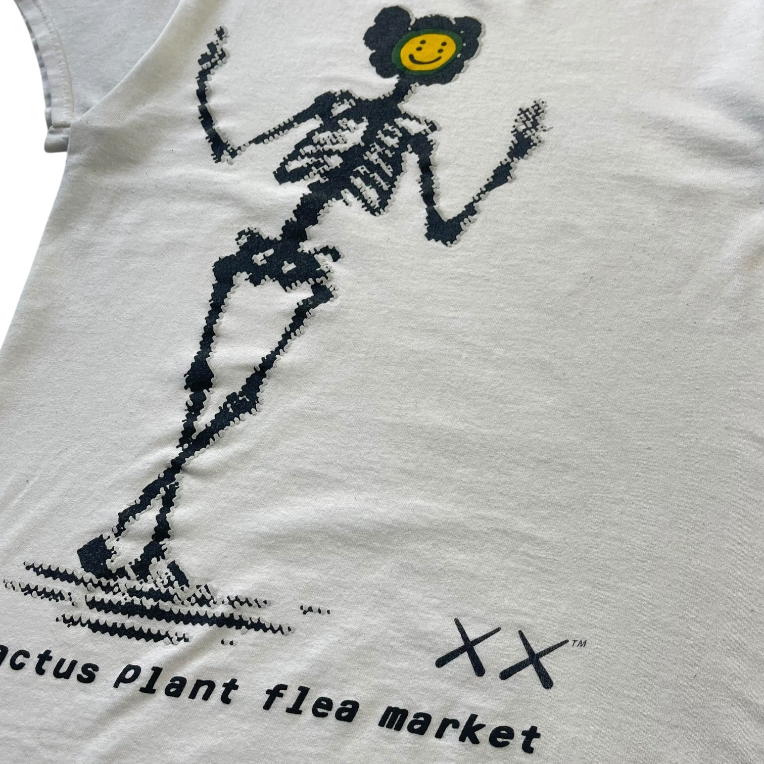 KAWS X Cactus Plant Flea Market T-Shirt White