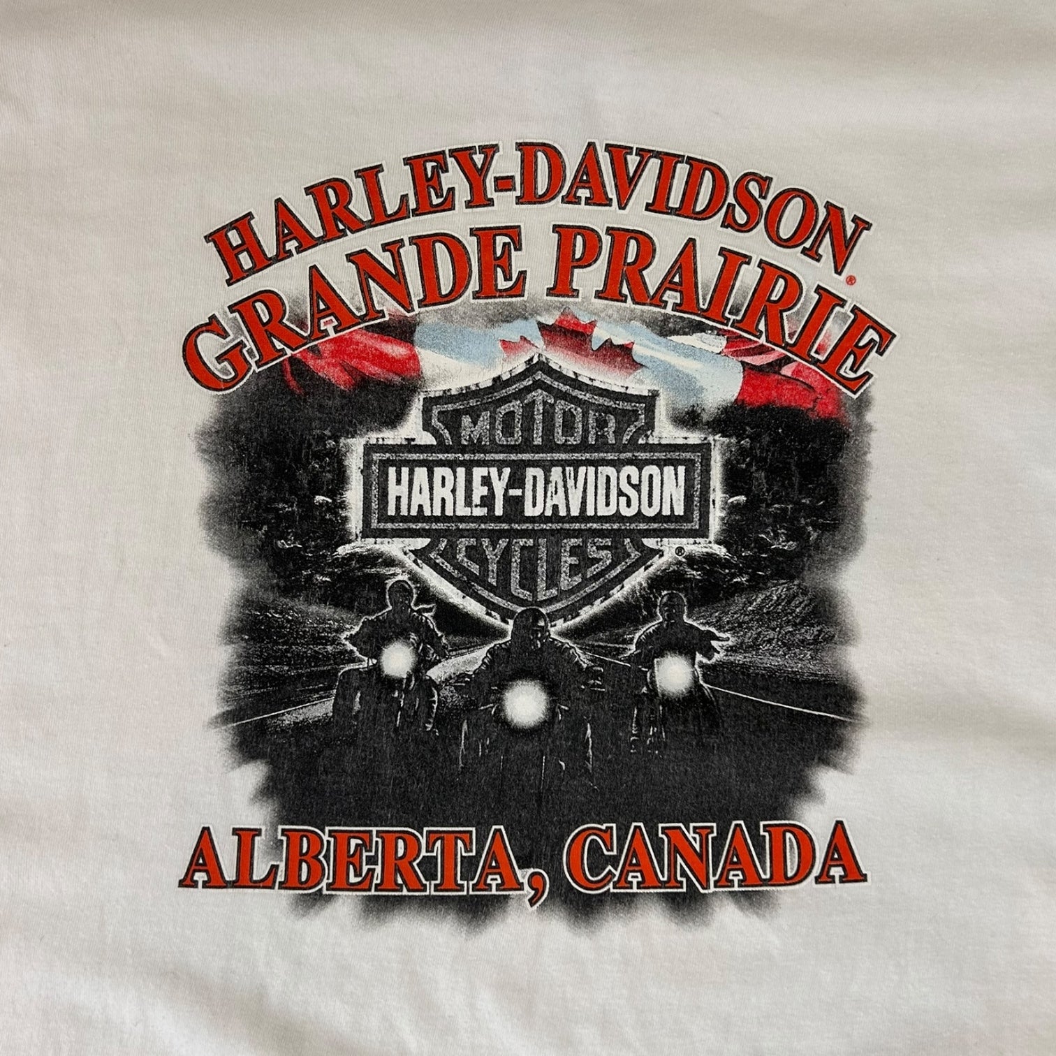 Vintage Harley Davidson Long Sleeve T-Shirt White