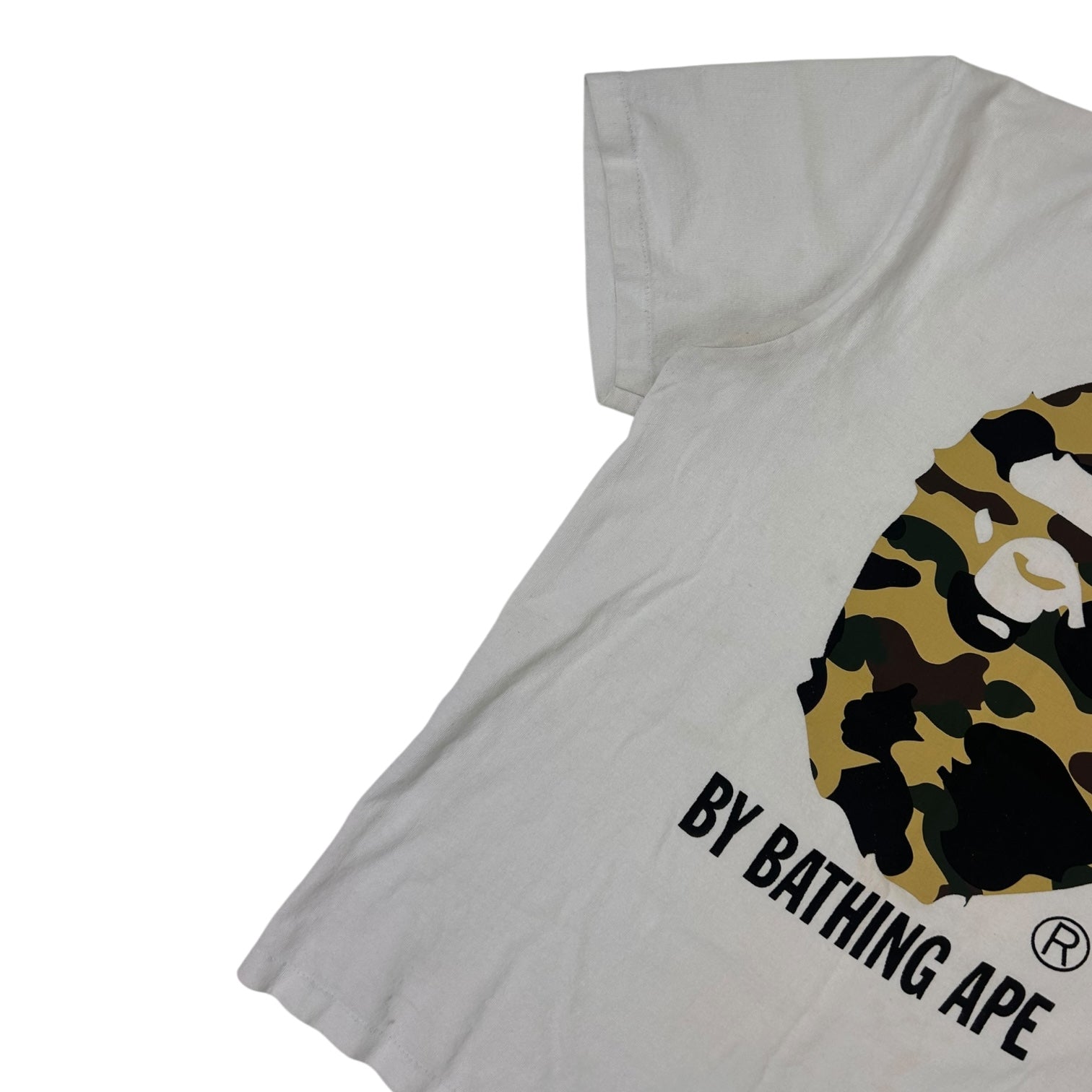 Bape 1st Camo Head T-Shirt White