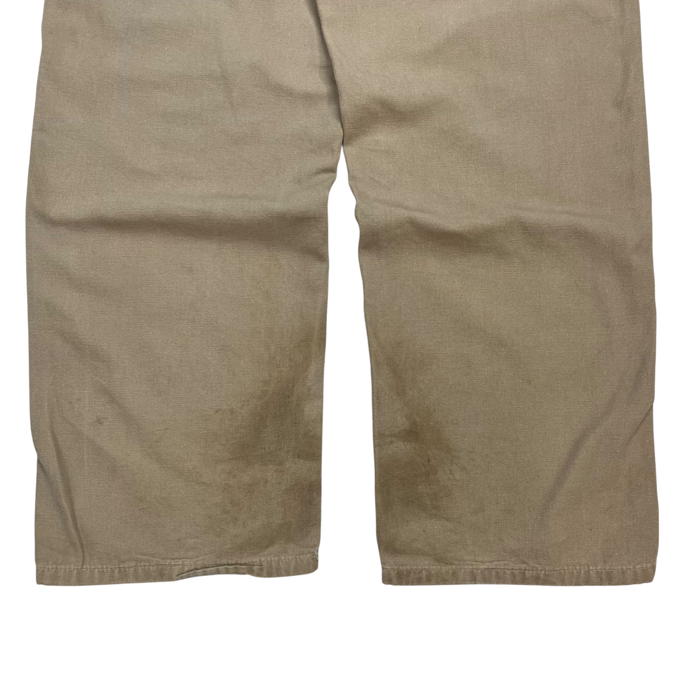 Vintage Carhartt Dungaree Pants Beige