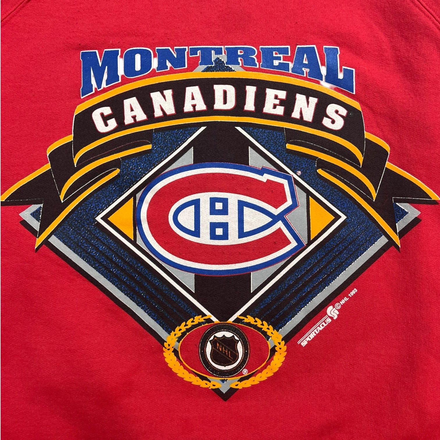 Vintage Montreal Canadiens Crewneck Red
