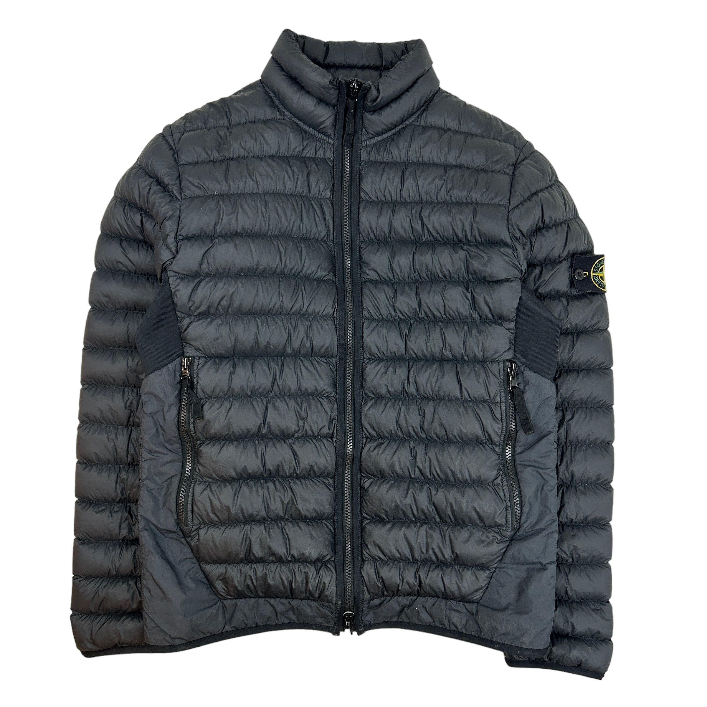 Stone Island Garment Dyed Down Jacket Black