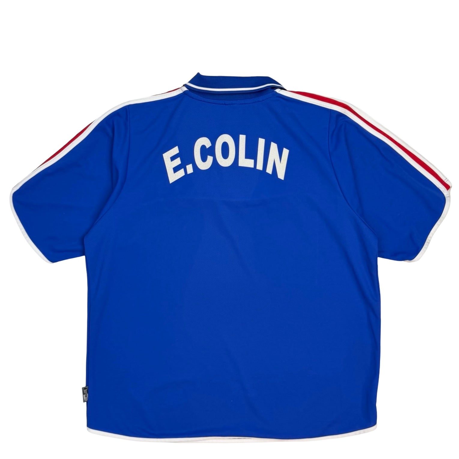 2000-02 Adidas France Home Custom Jersey Blue