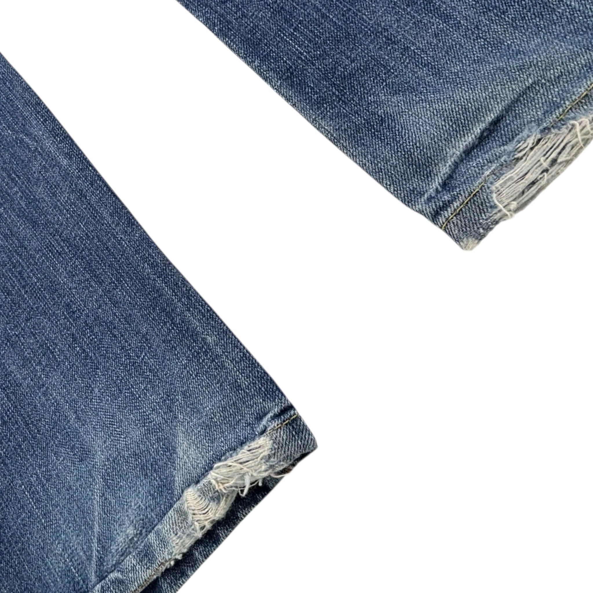 Vintage Y2K Sean Jon Embroidered Pants Navy Blue