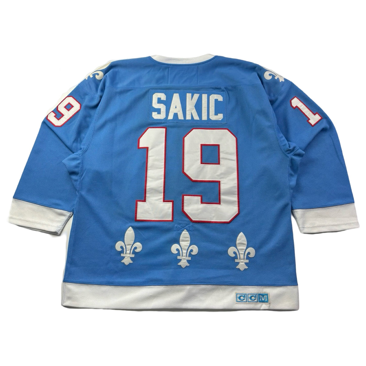 Vintage CCM Quebec Nordiques Joe Sakic NHL Home/Away Jersey