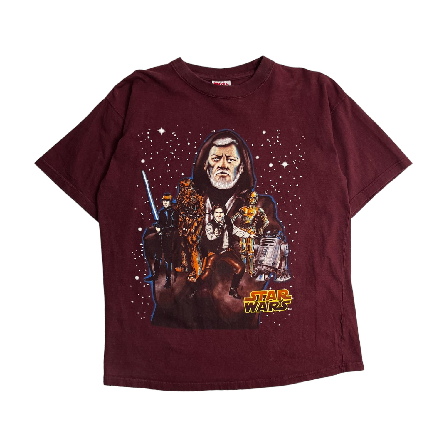 Vintage Star Wars Character Collage T-Shirt