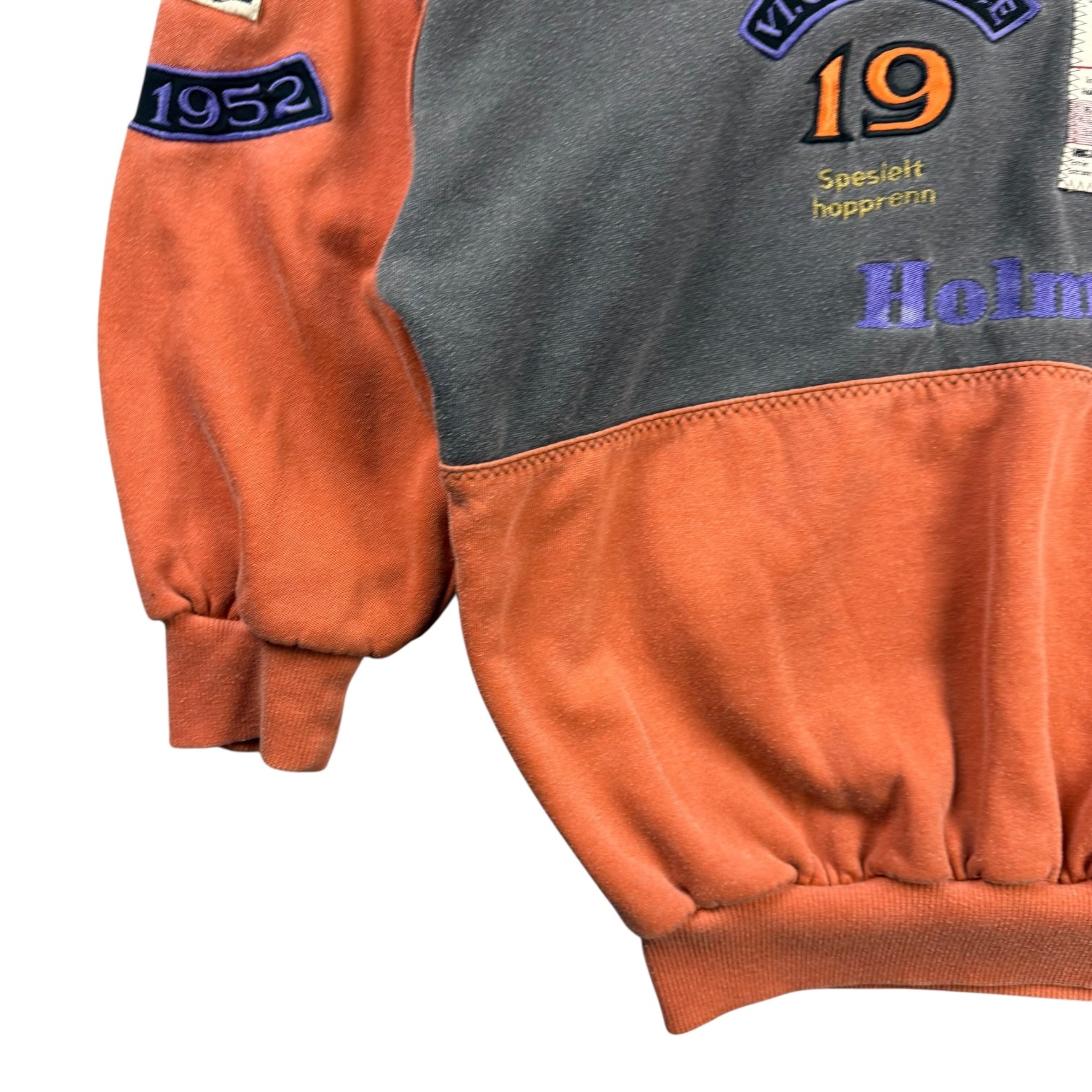 Vintage Adidas 1952 Oslo Olympic Winter Games Crewneck Sweater Peach