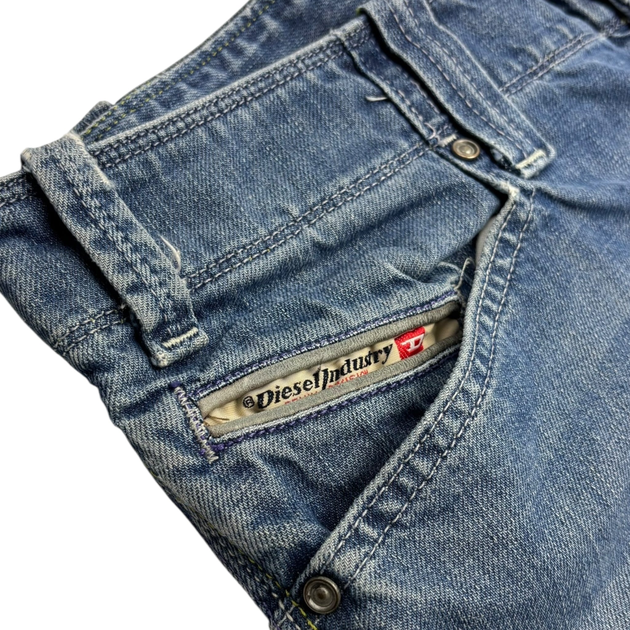 Y2K Diesel Jeans Blue Wash Denim Bottoms