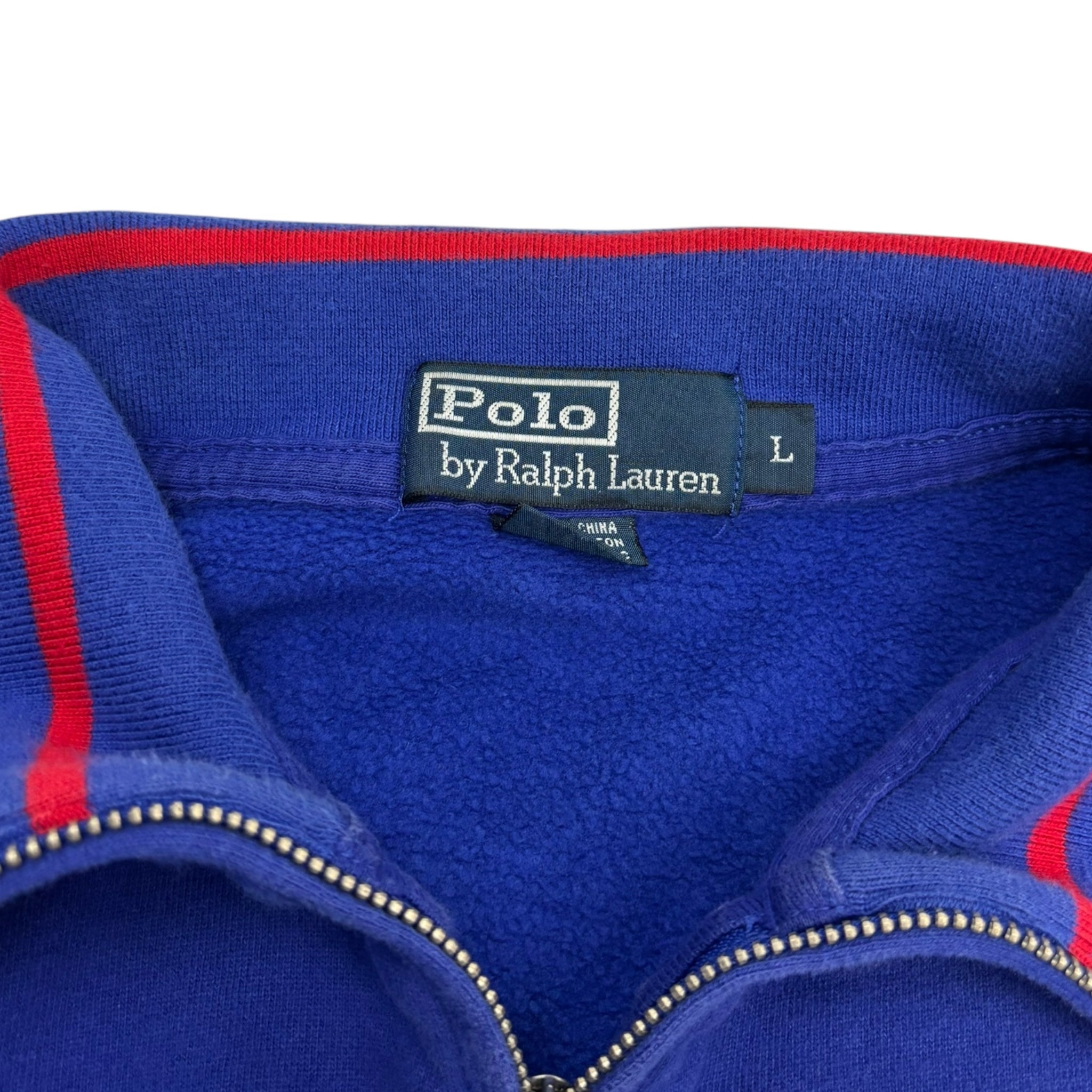 Vintage Polo Ralph Lauren Quarter Zip Royale Blue