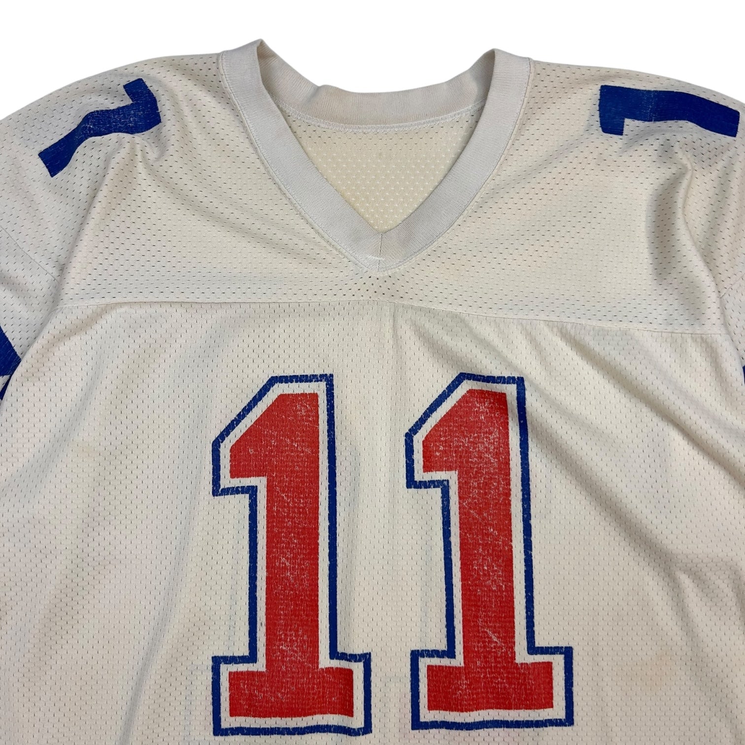 Vintage Champion New England Patriots Drew Bledsoe Away Jersey White