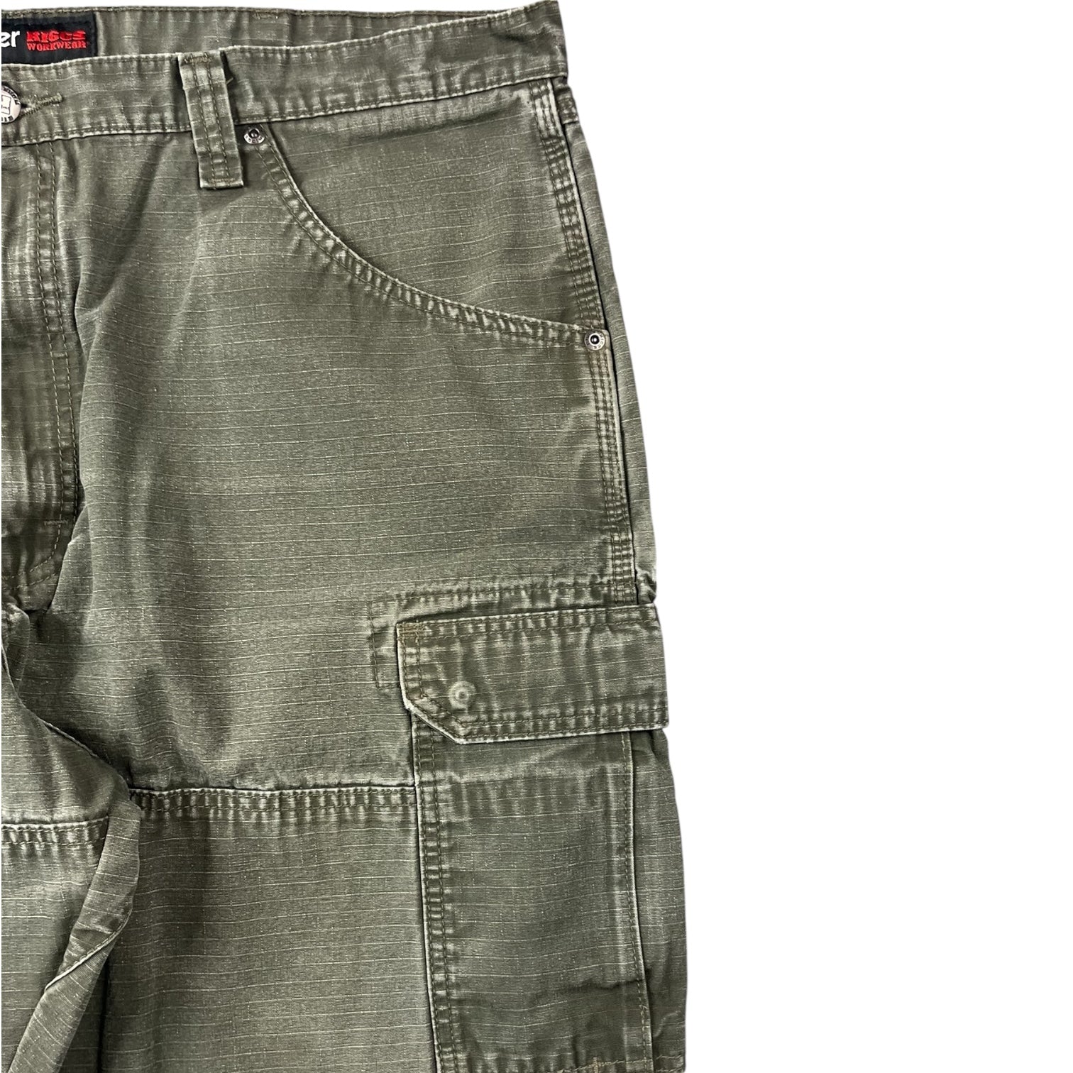 Vintage Wrangler Riggs Workwear Carpenter Pants Green