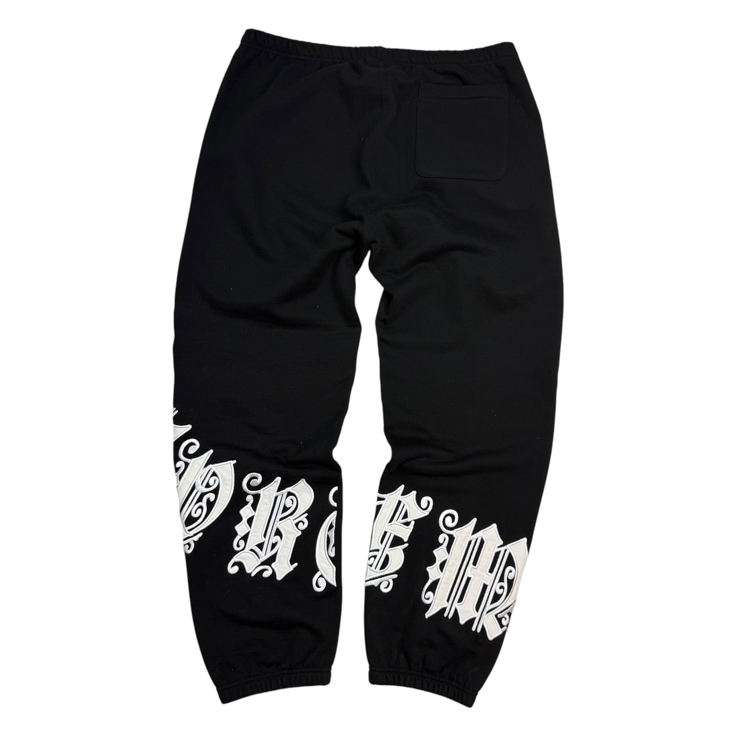 Supreme Old English Wrap Sweatpants Black