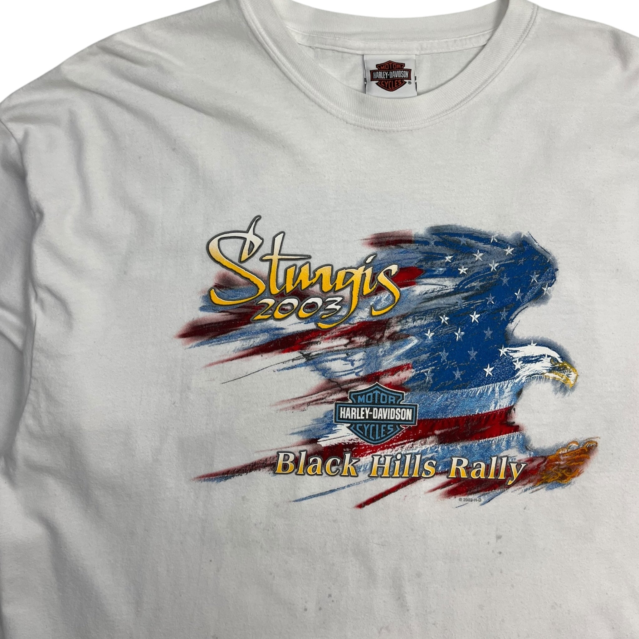 2002 Harley Davidson Black Hills USA Longsleeve T-Shirt