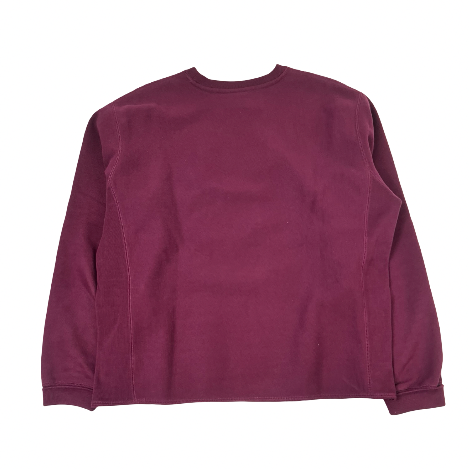 IRAK NYC Box Logo Crewneck Sweatshirt Maroon