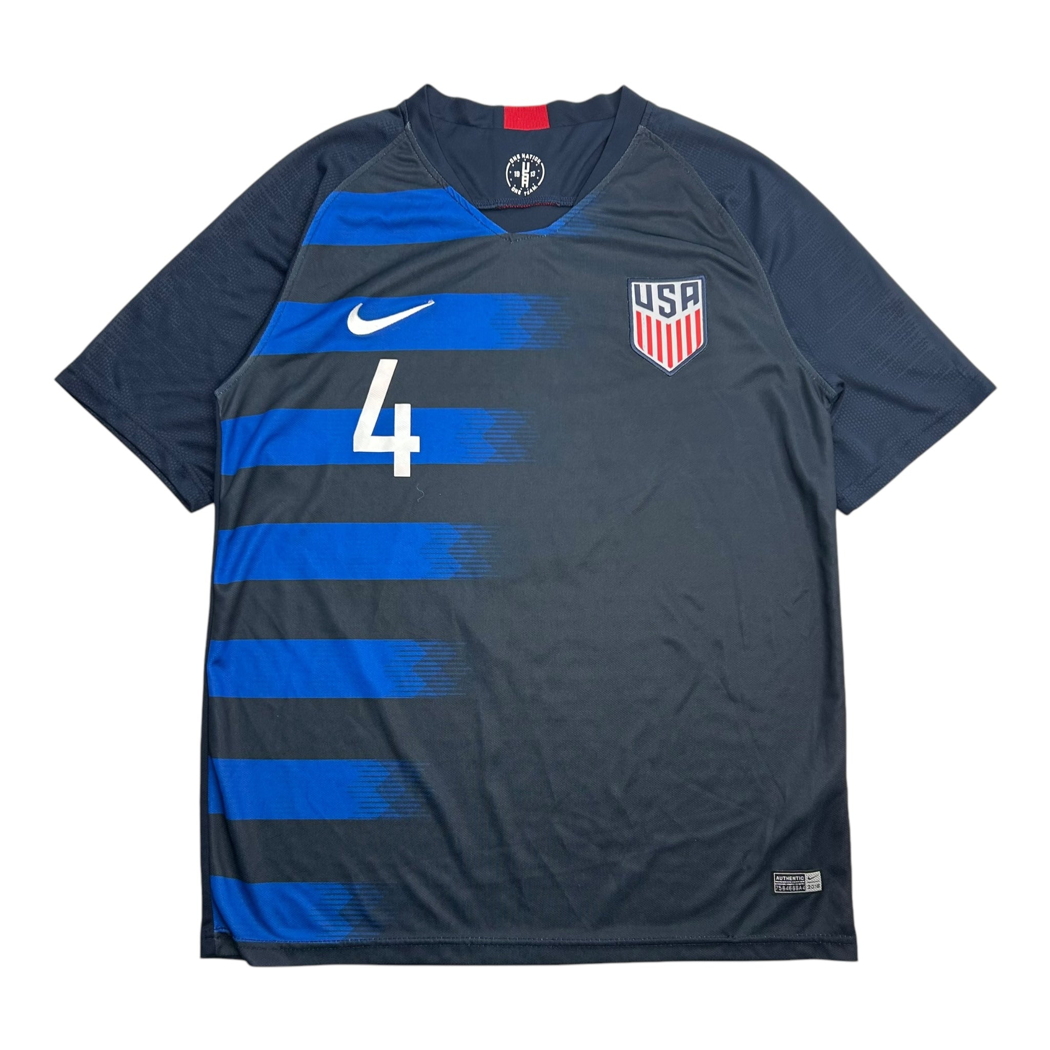 2018 USA National Soccer Jersey #4