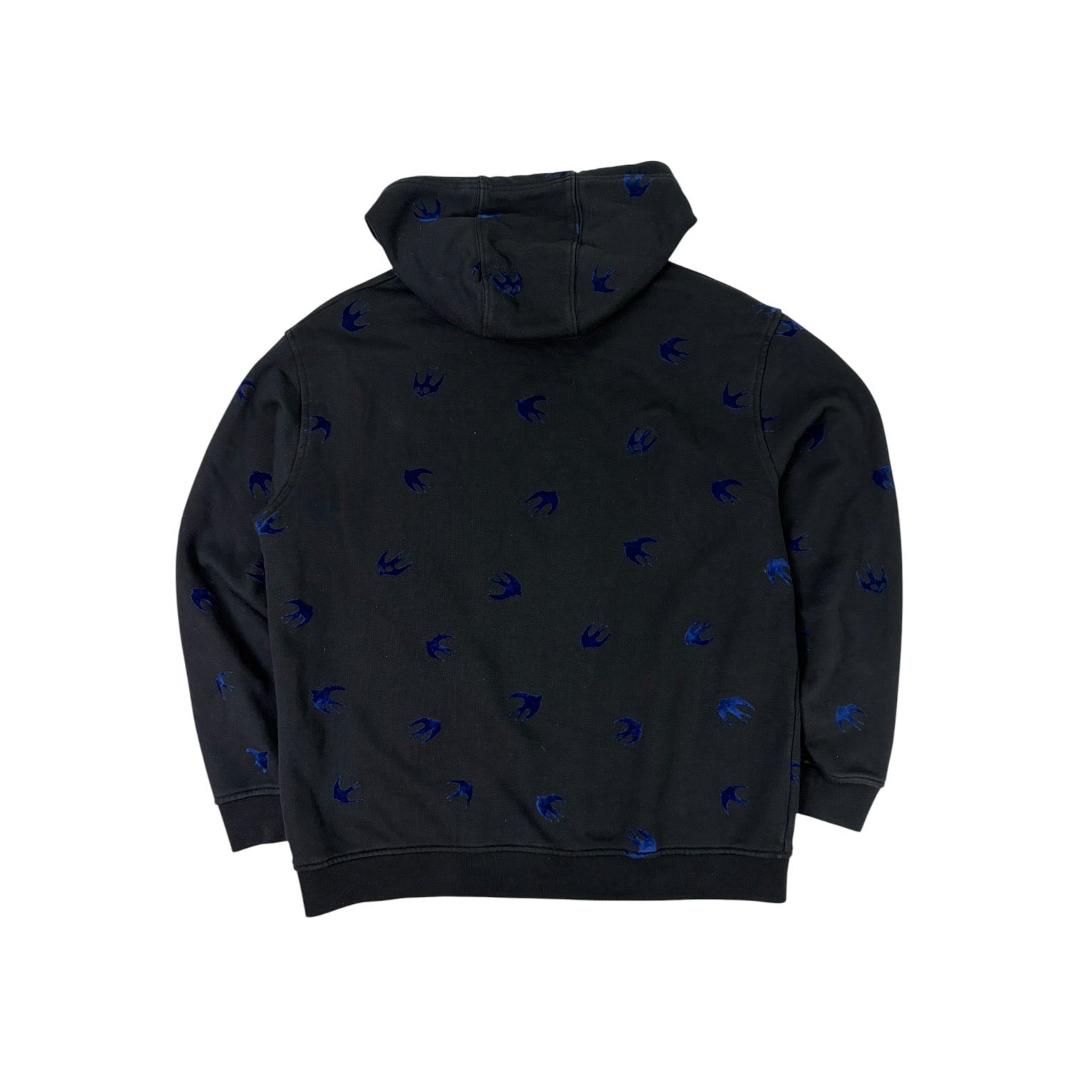 McQ Alexander McQueen Swallow Hoodie Black/Blue