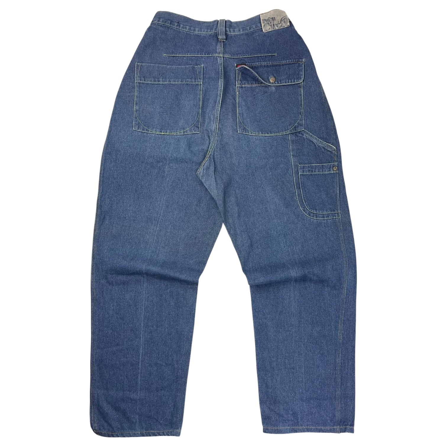 Vintage Y2K Fubu Embroidered Denim Bottoms