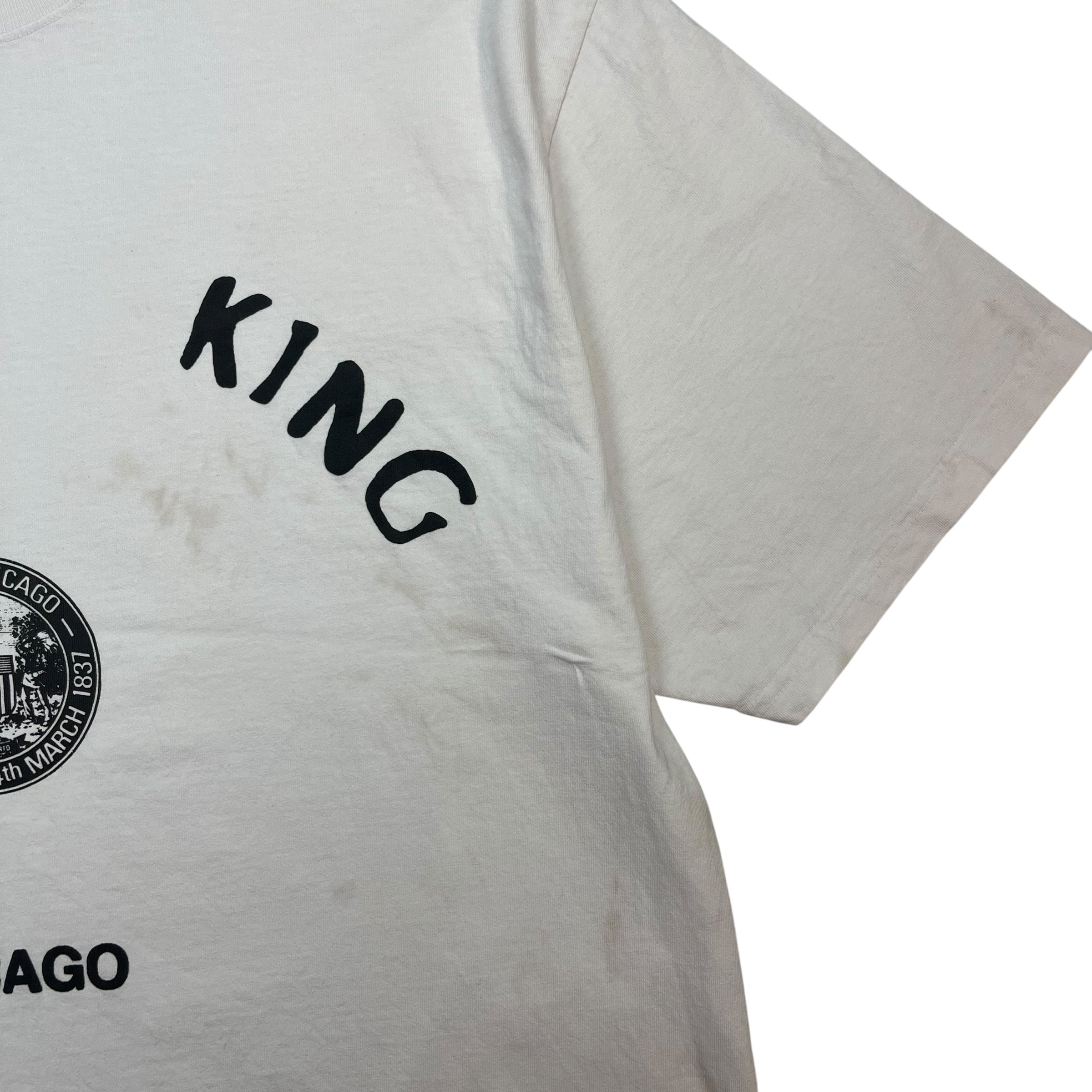 Kanye West Jesus is King Chicago Tee White