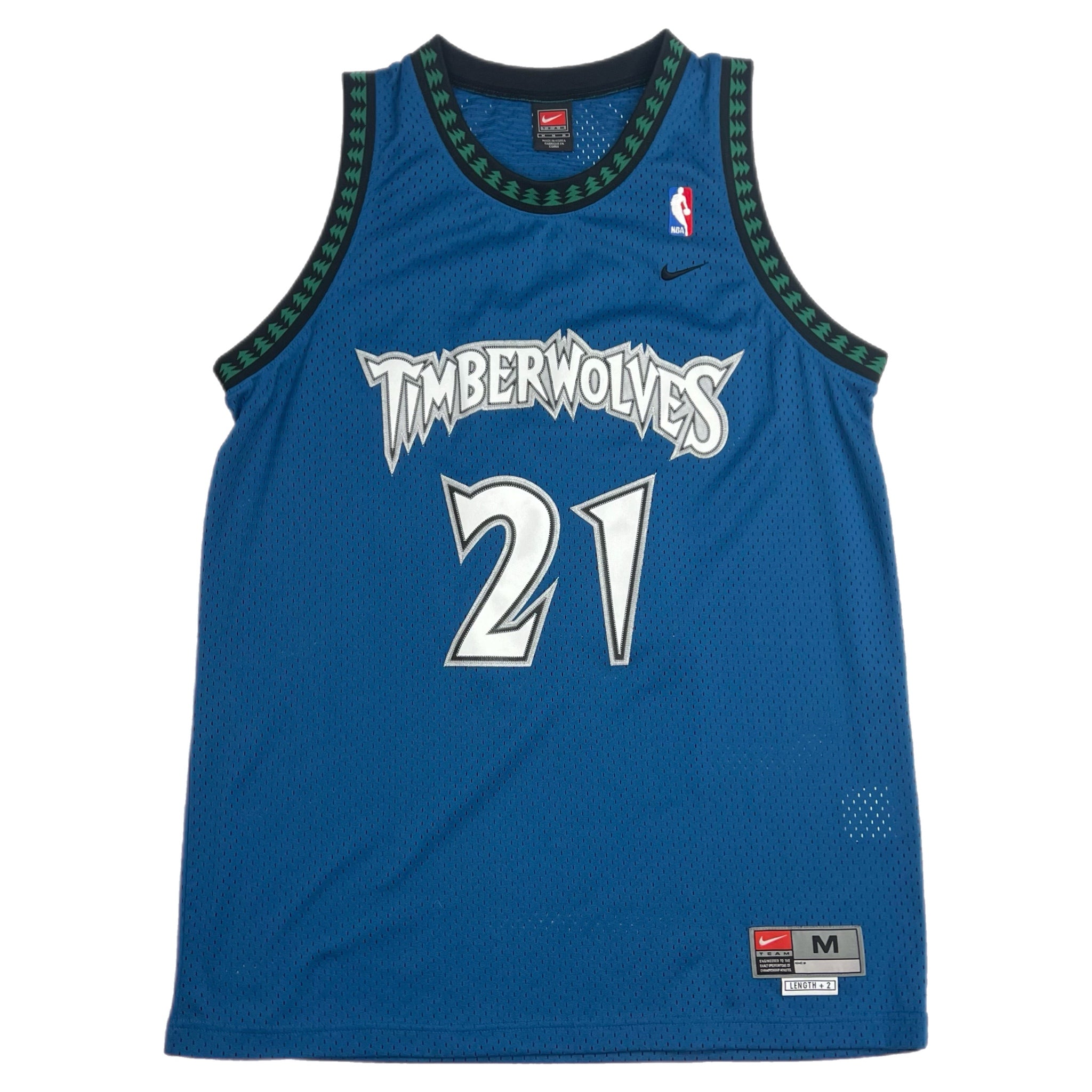 Vintage Minnesota Timberwolves Team Nike Kevin Garnett Jersey