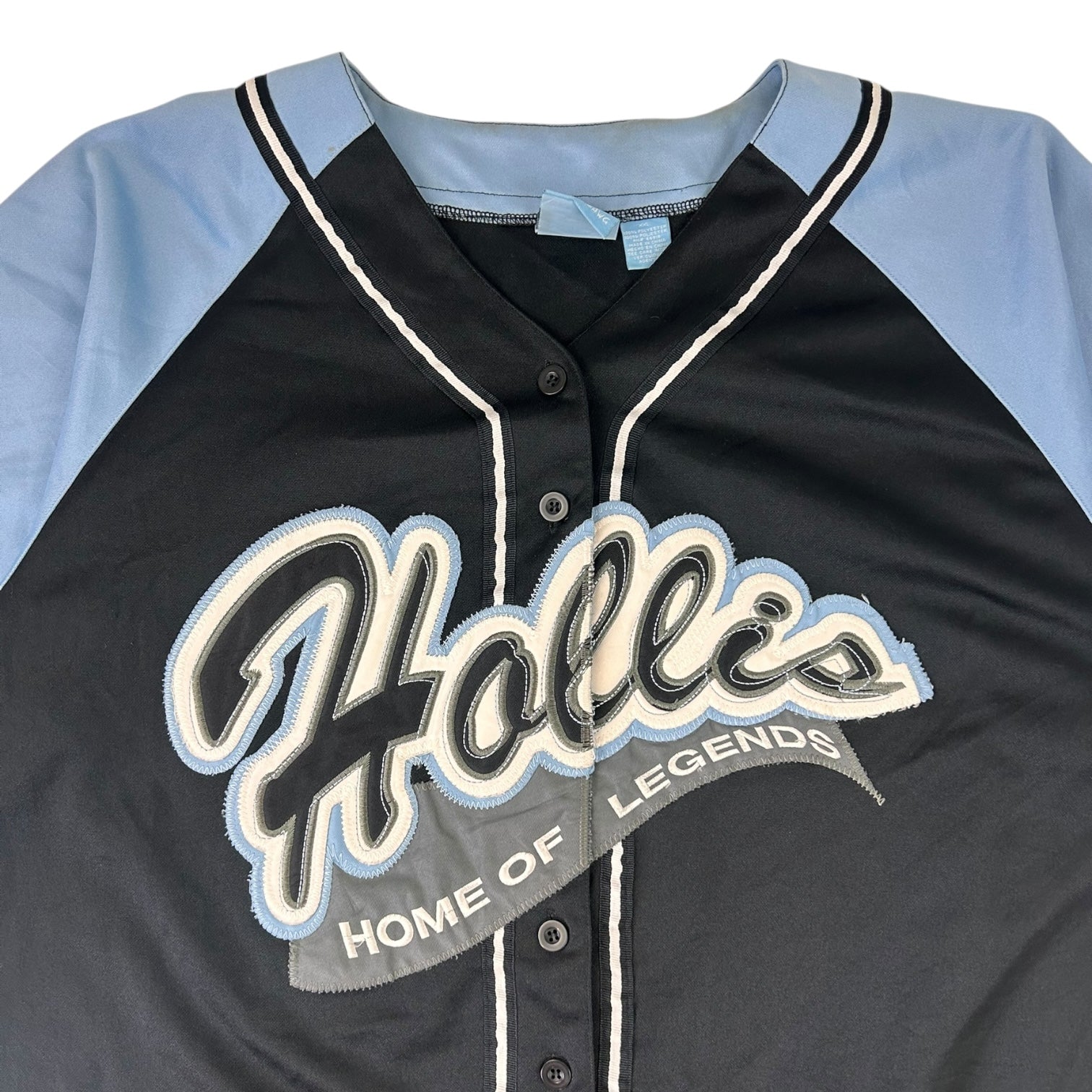 Vintage Underdawg Hollis Baseball Jersey Navy/Baby Blue