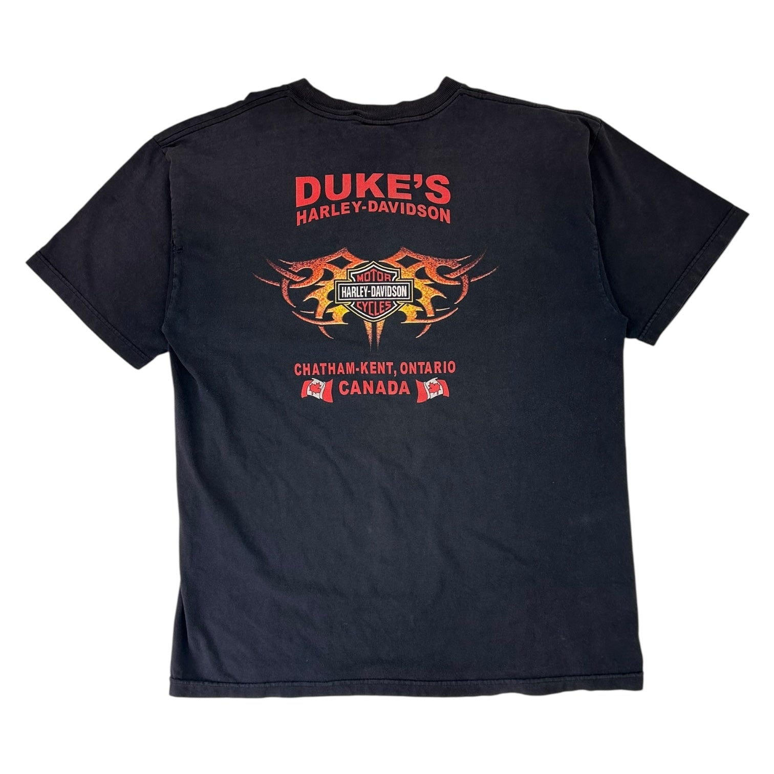 Vintage Duke’s Harley Davidson T-Shirt Black