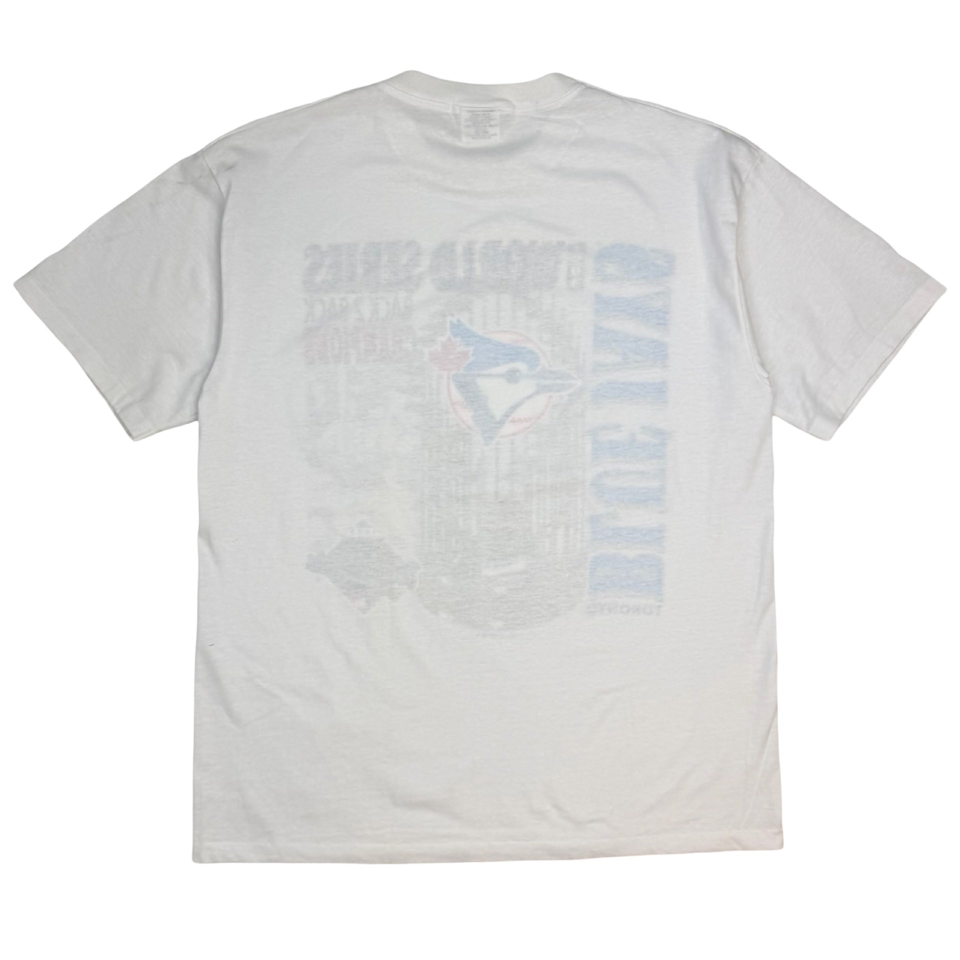 1993 Toronto Blue Jays World Series Back 2 Back Champions Tee White