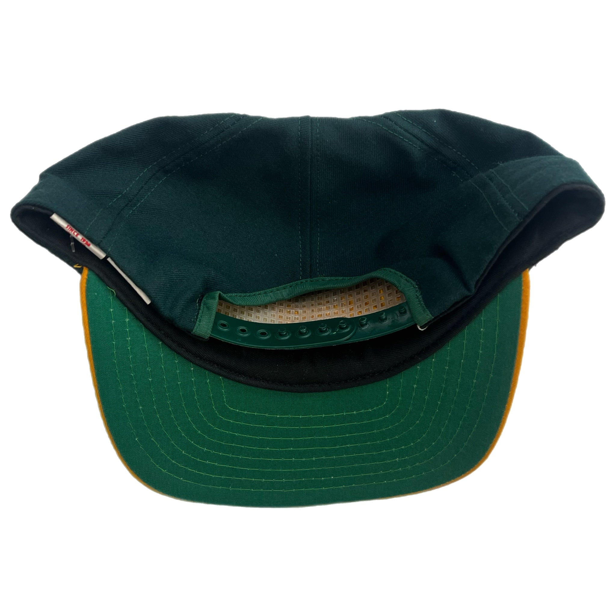 Vintage Oakland A’s New Era Hat Green/Yellow