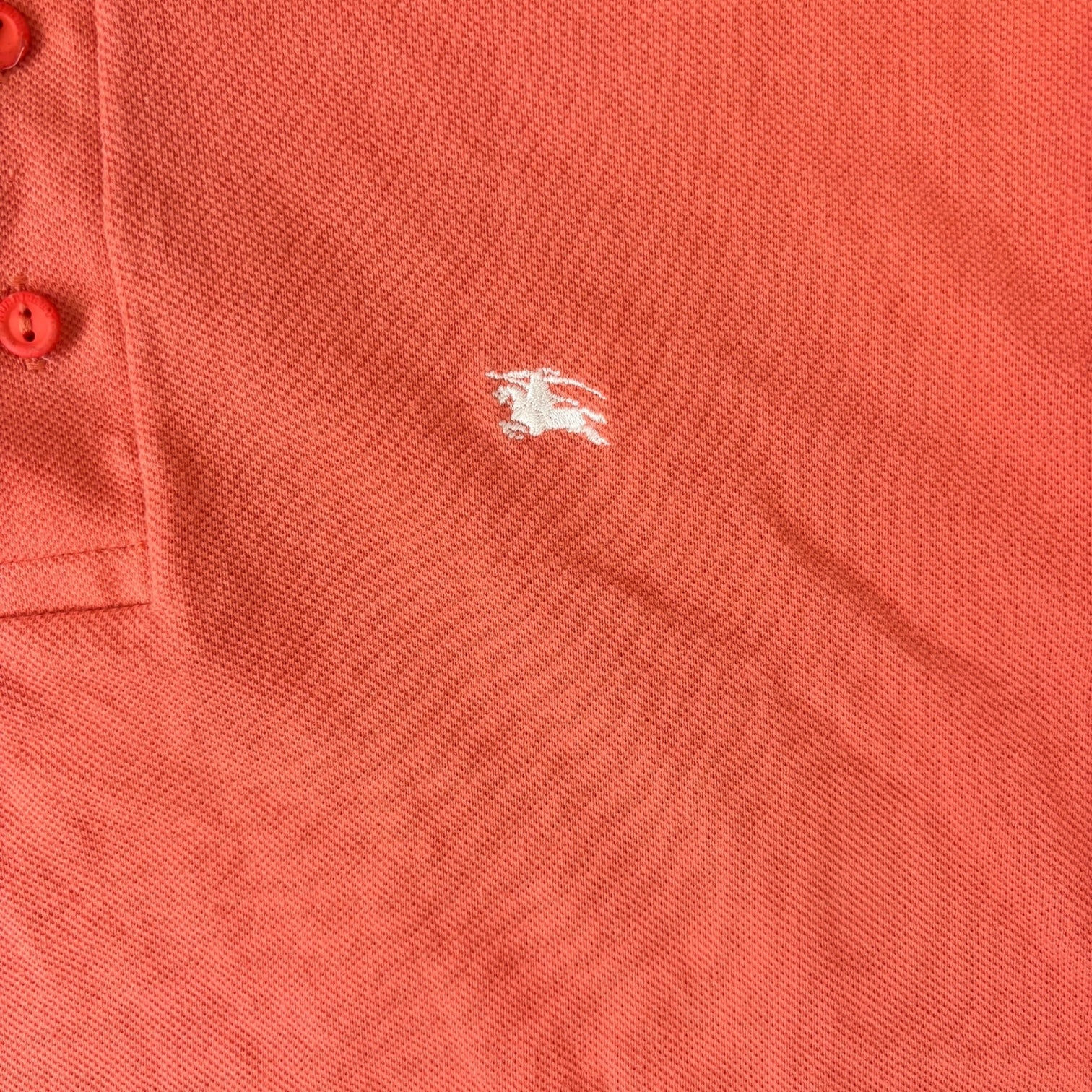 Burberry London Slim Fit Polo T-Shirt Coral