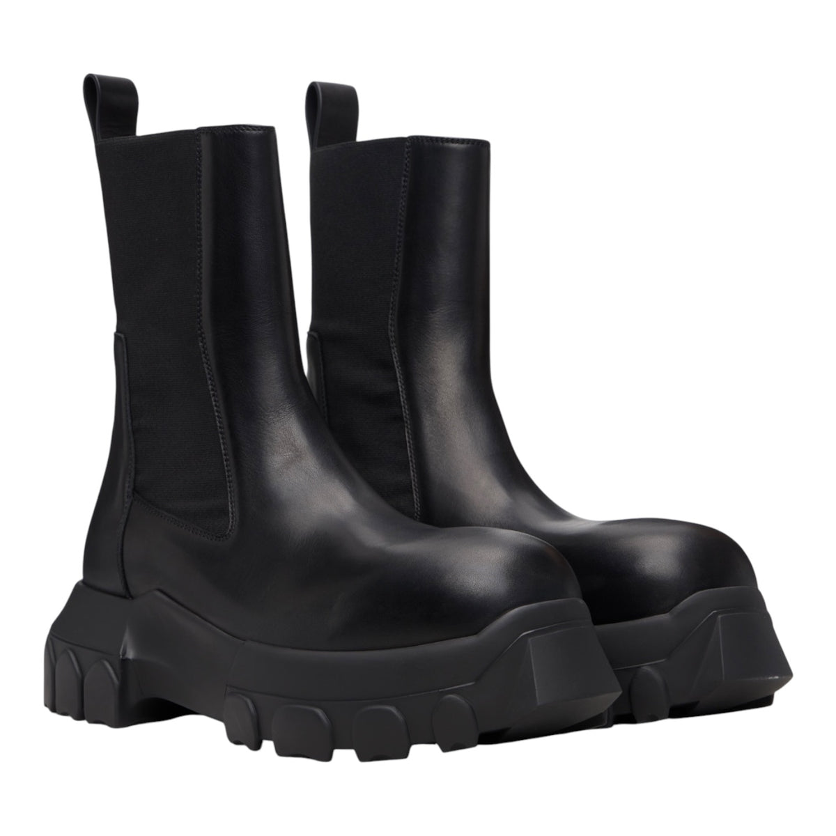 Rick Owens Beatle Mega Tractor Boots Black