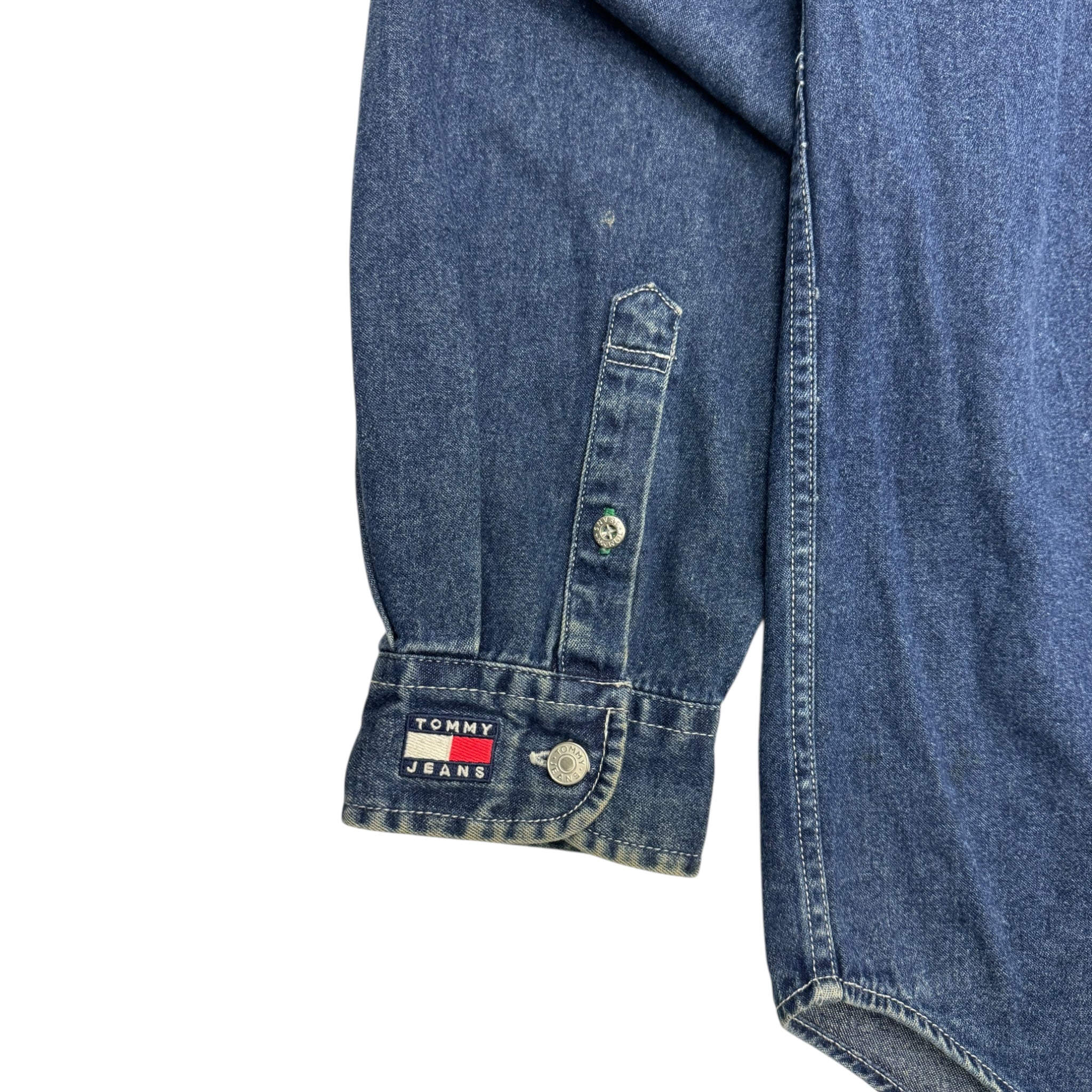 Vintage Tommy Hilfiger Jeans Denim Flag Shirt