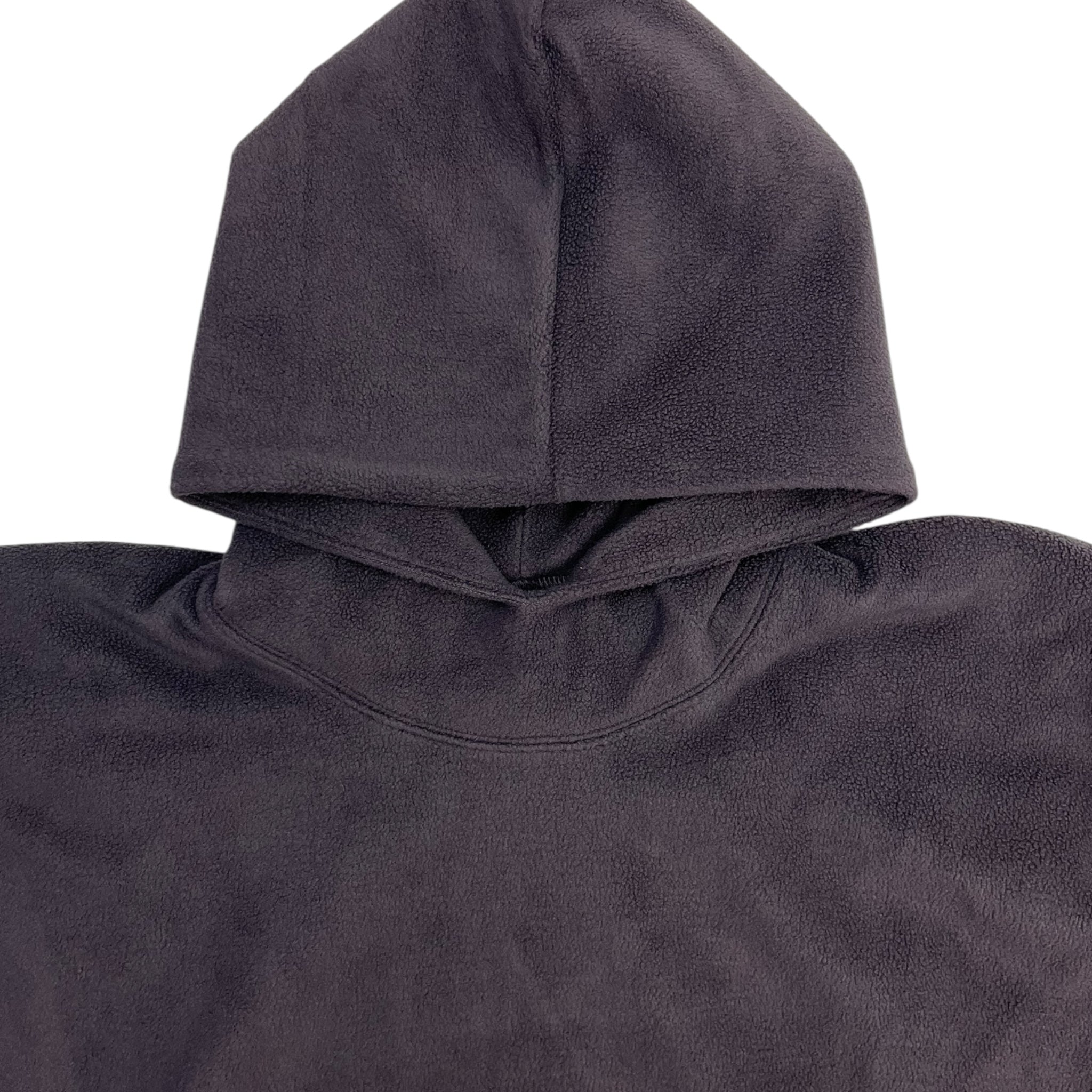 Yeezy Gap Polar Fleece Padded Hoodie Dark Grey