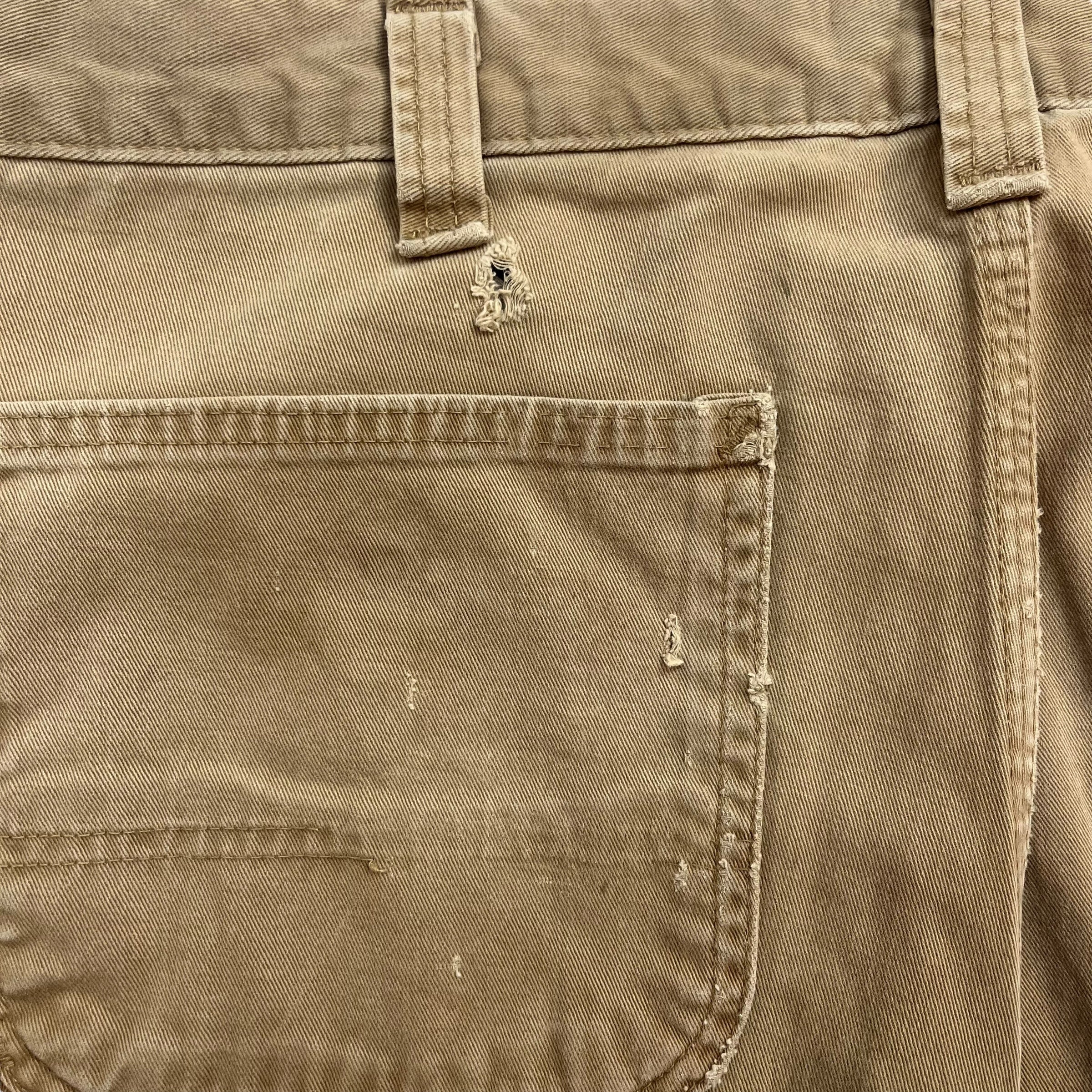 Vintage Carhartt Dungaree Pants Beige