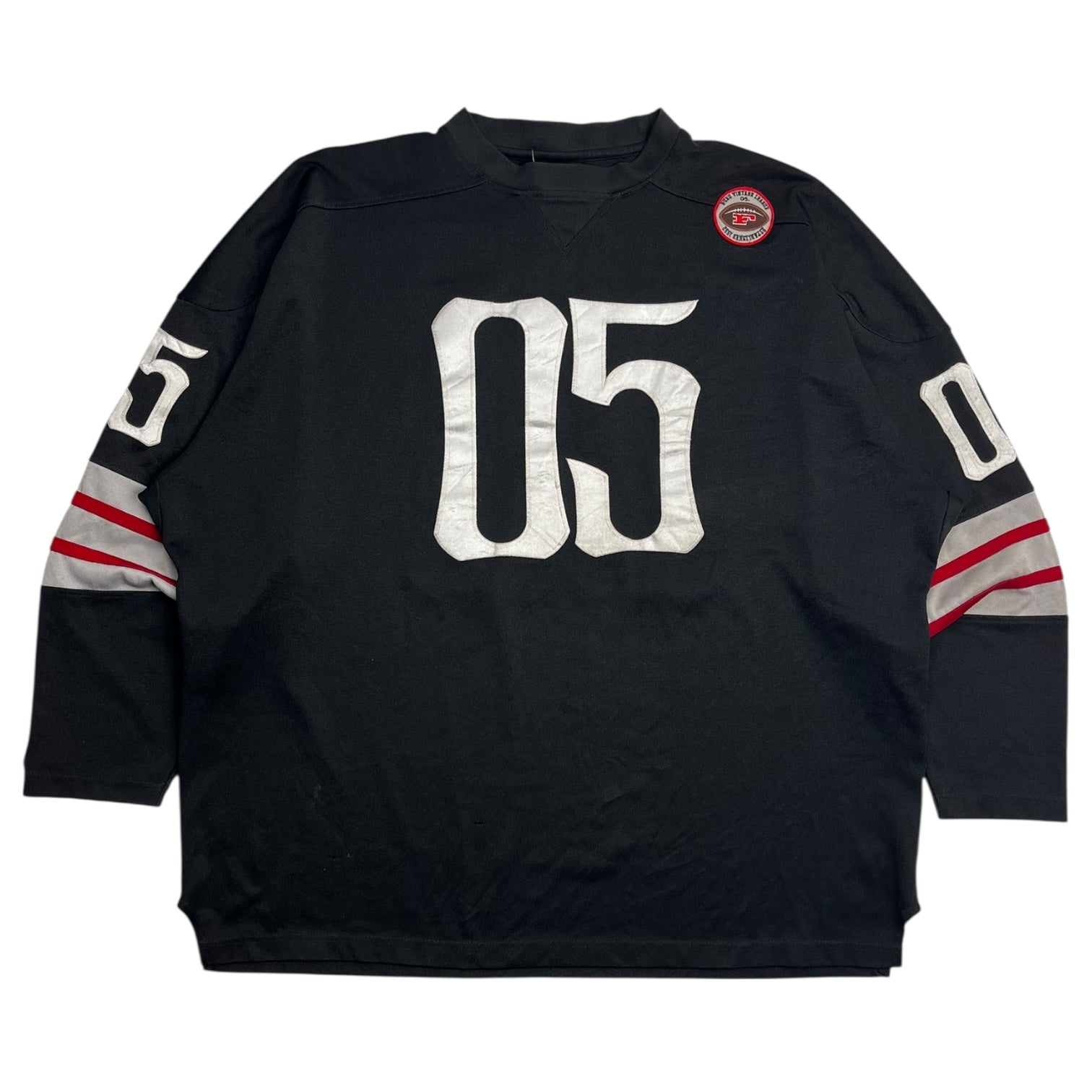 Vintage Y2K FUBU Football Style Jersey Black