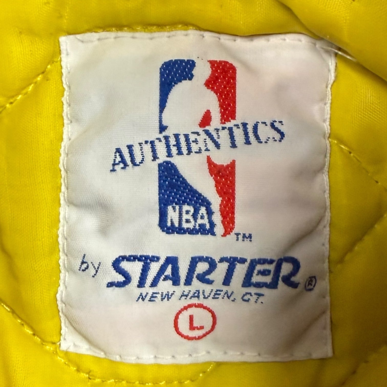 Vintage Starter Los Angeles Lakers Satin Bomber Jacket Black