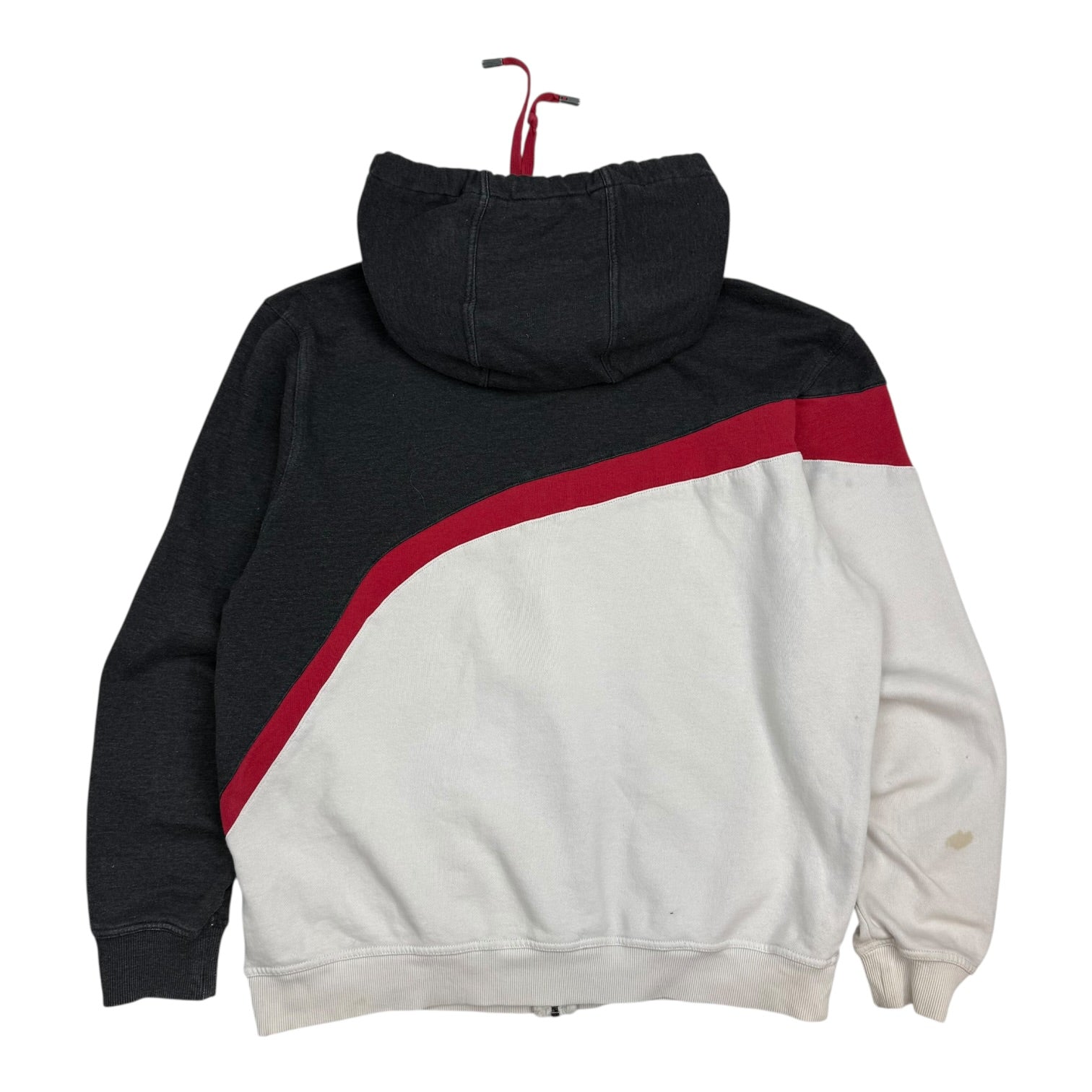Vintage Fox Racing Zip Up Hoodie White/Red/Black