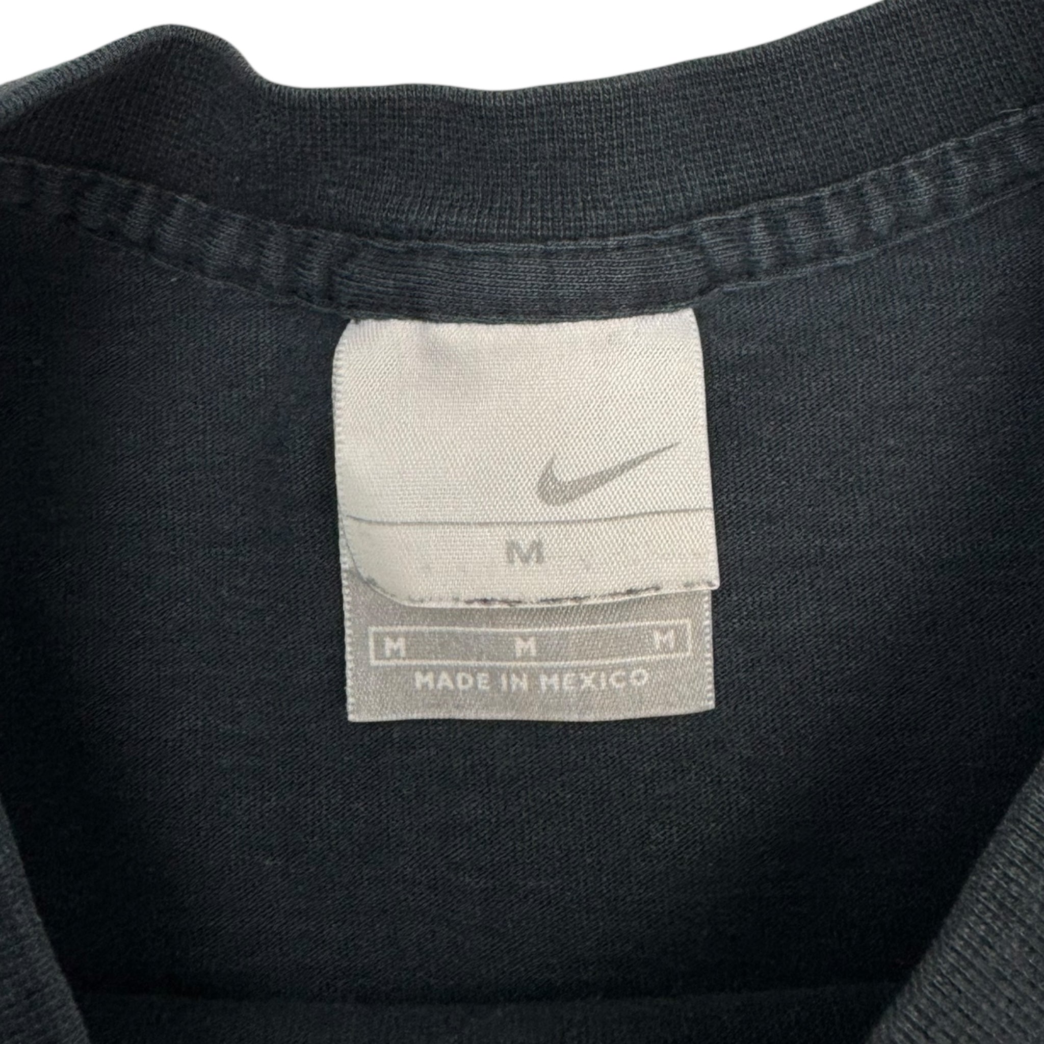 Vintage Y2K Nike Side Swoosh Tee Black
