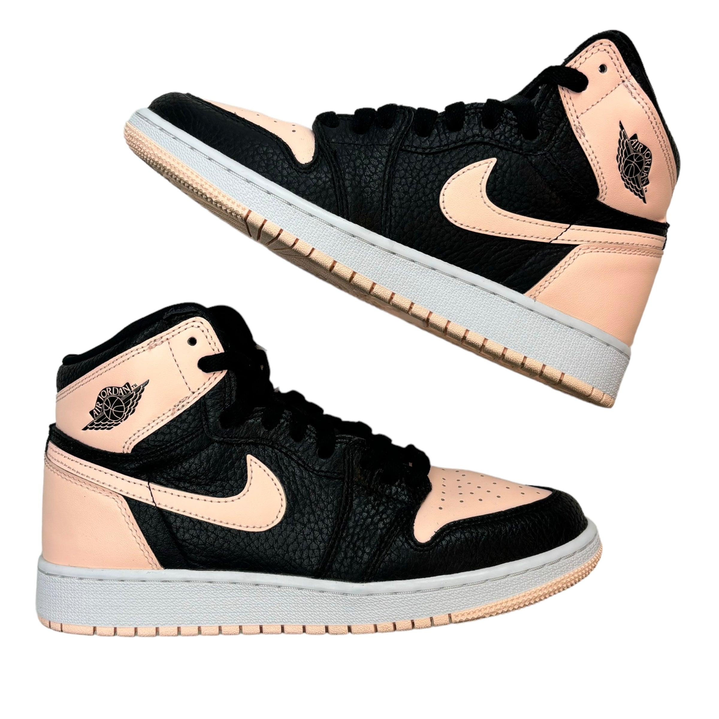 Jordan 1 Retro High Black Crimson Tint (GS) (Used)