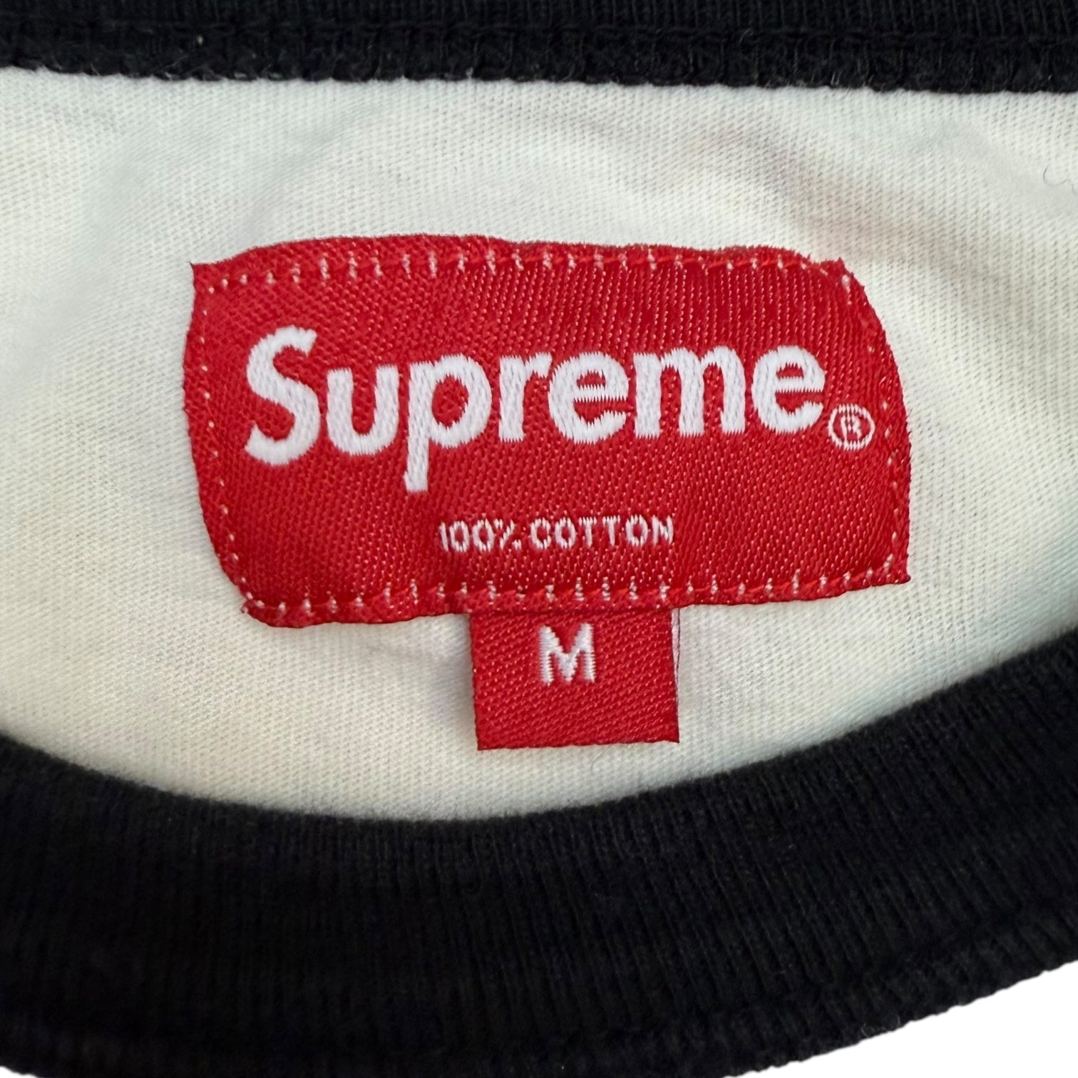 Supreme Melting Rose Raglan Tee White/Black