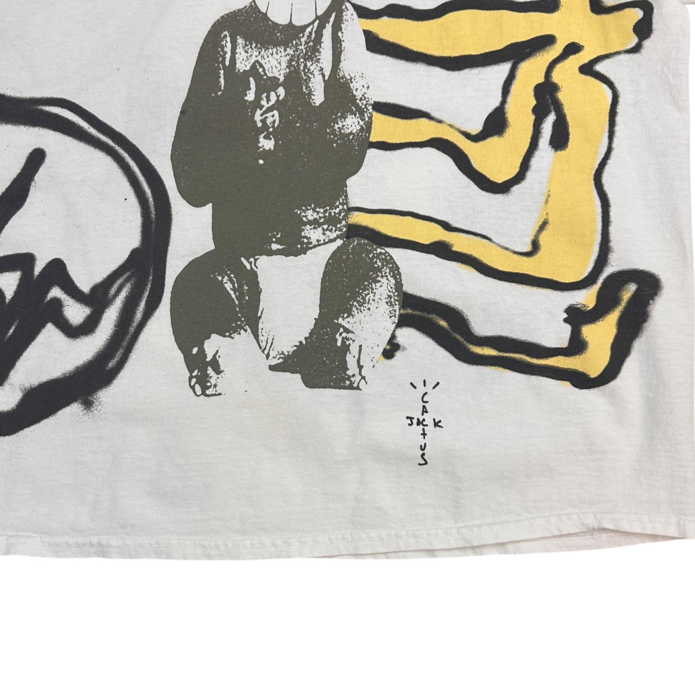 Travis Scott Cactus Jack x Kaws For Fragment T-Shirt White