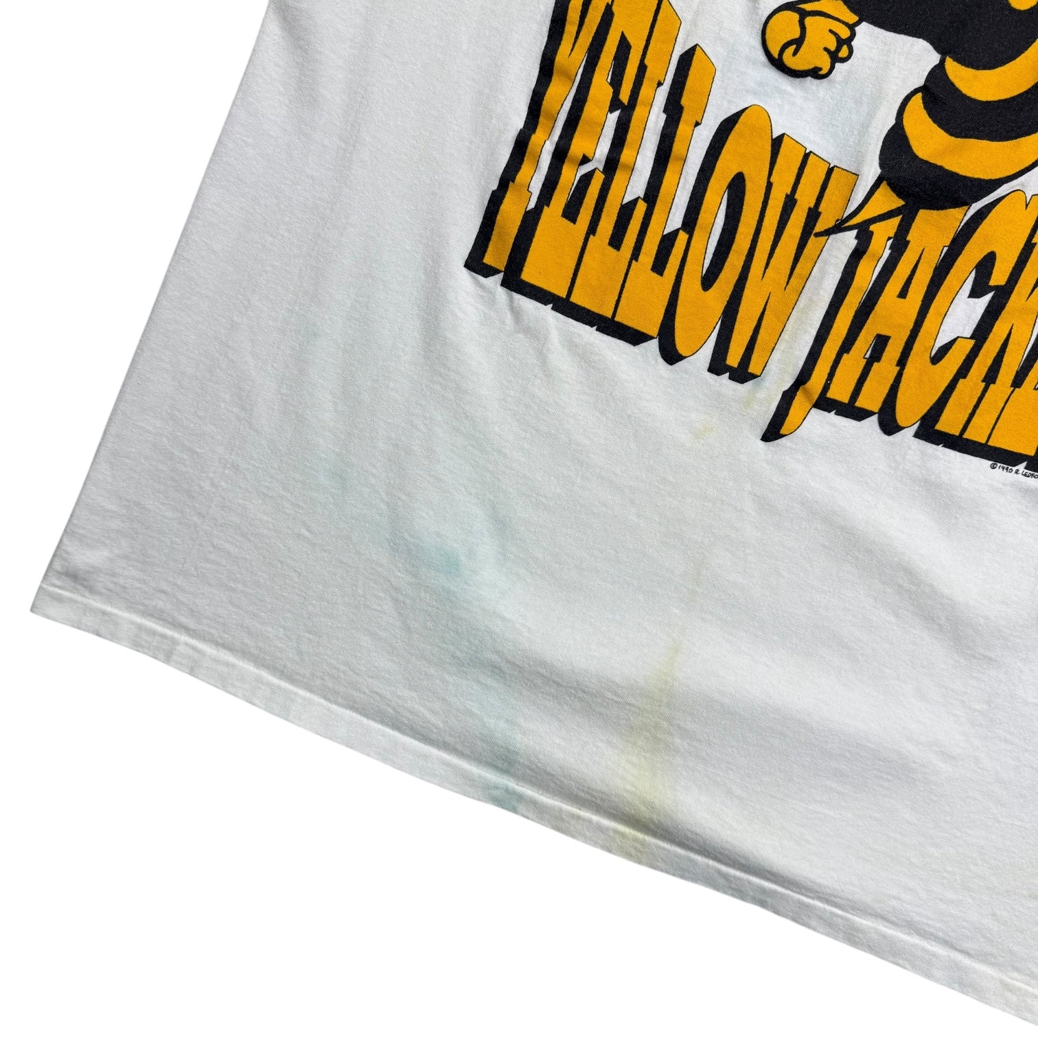 1990 Georgia Tech YellowJackets Tee White