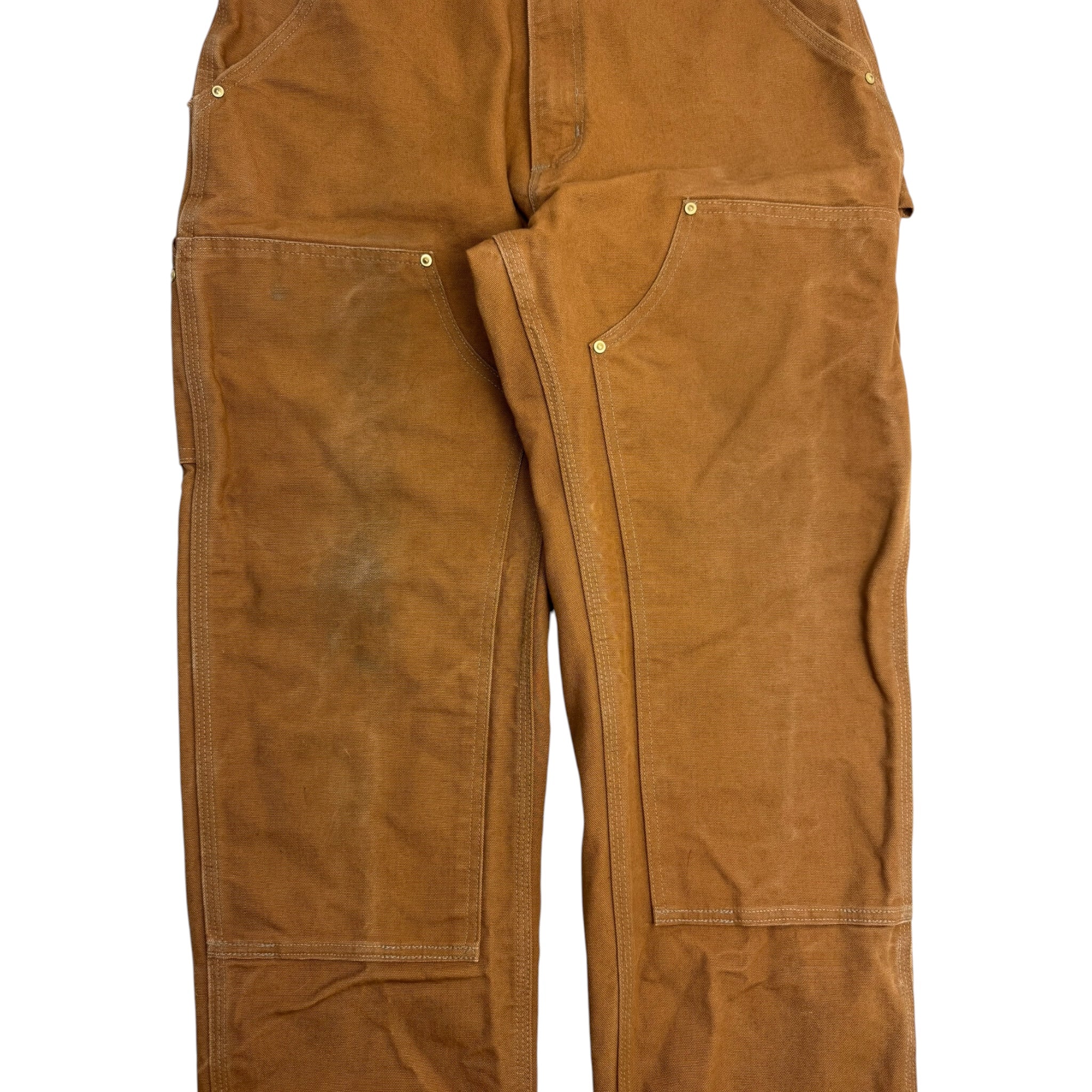 Vintage Carhartt Double Knee Bottoms Dark Tan