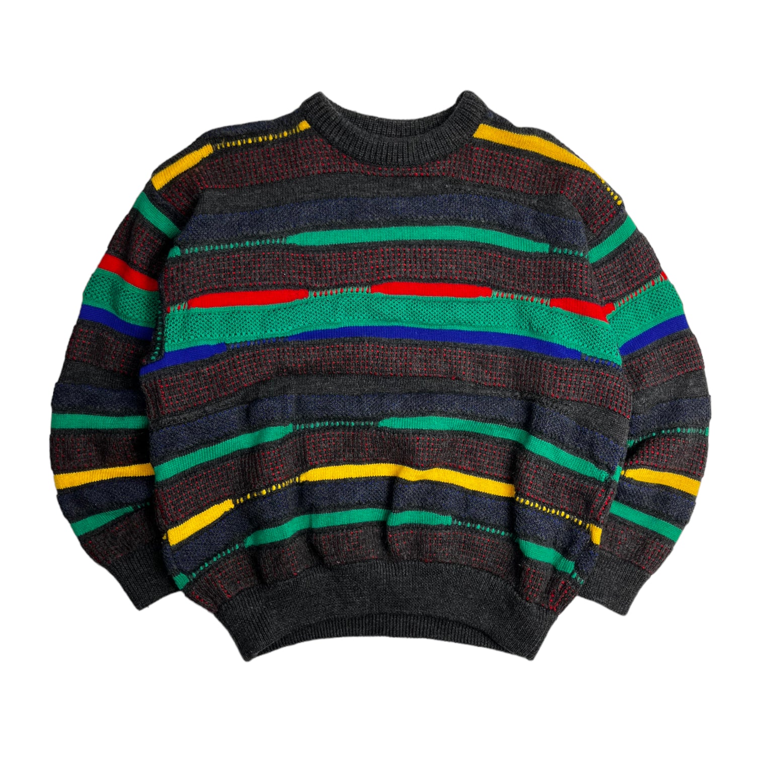 Vintage Coogi Lined Colour Knit Sweater
