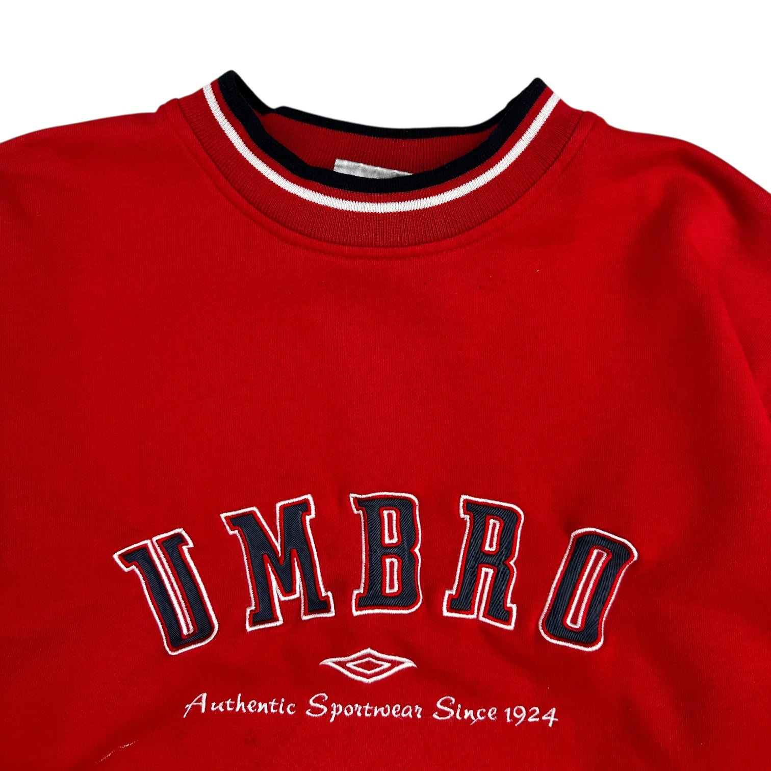 Vintage Umbro Logo Crewneck Red