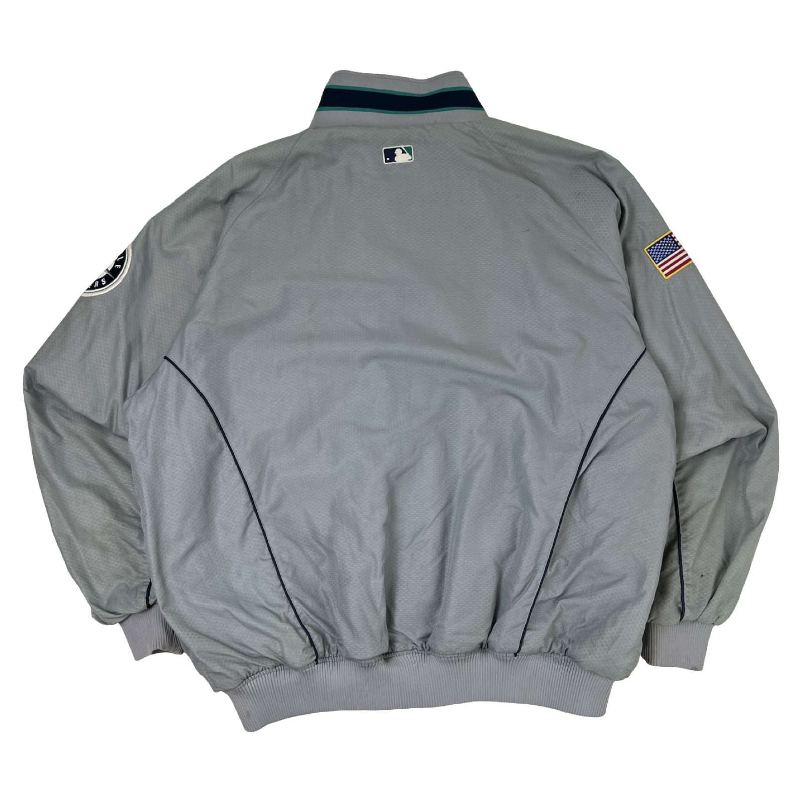 Vintage Seattle Mariners Dugout Jacket Grey