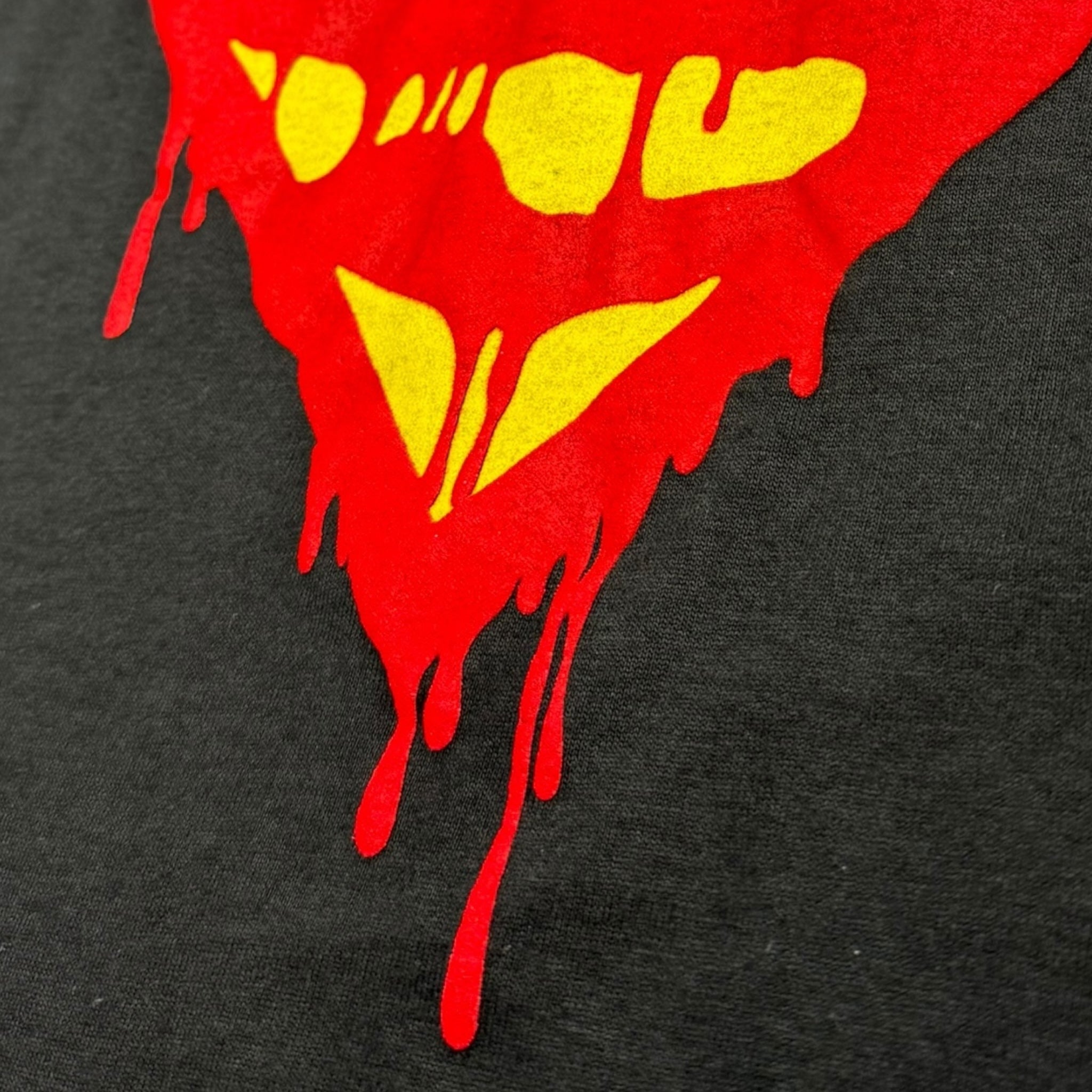 1992 Super Man Bleeding Logo Comic T-Shirt