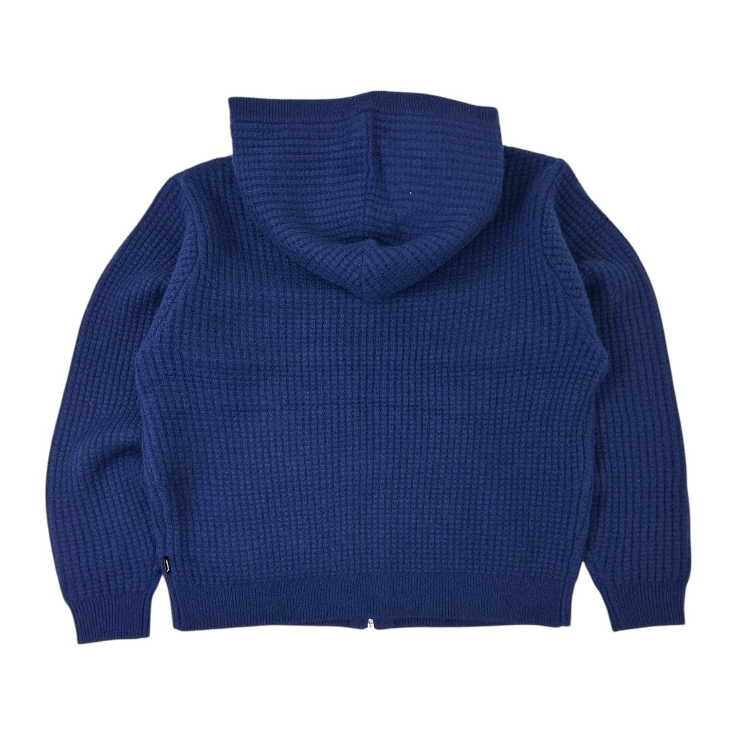 Stussy Cashmere Zip-Up Hoodie Navy