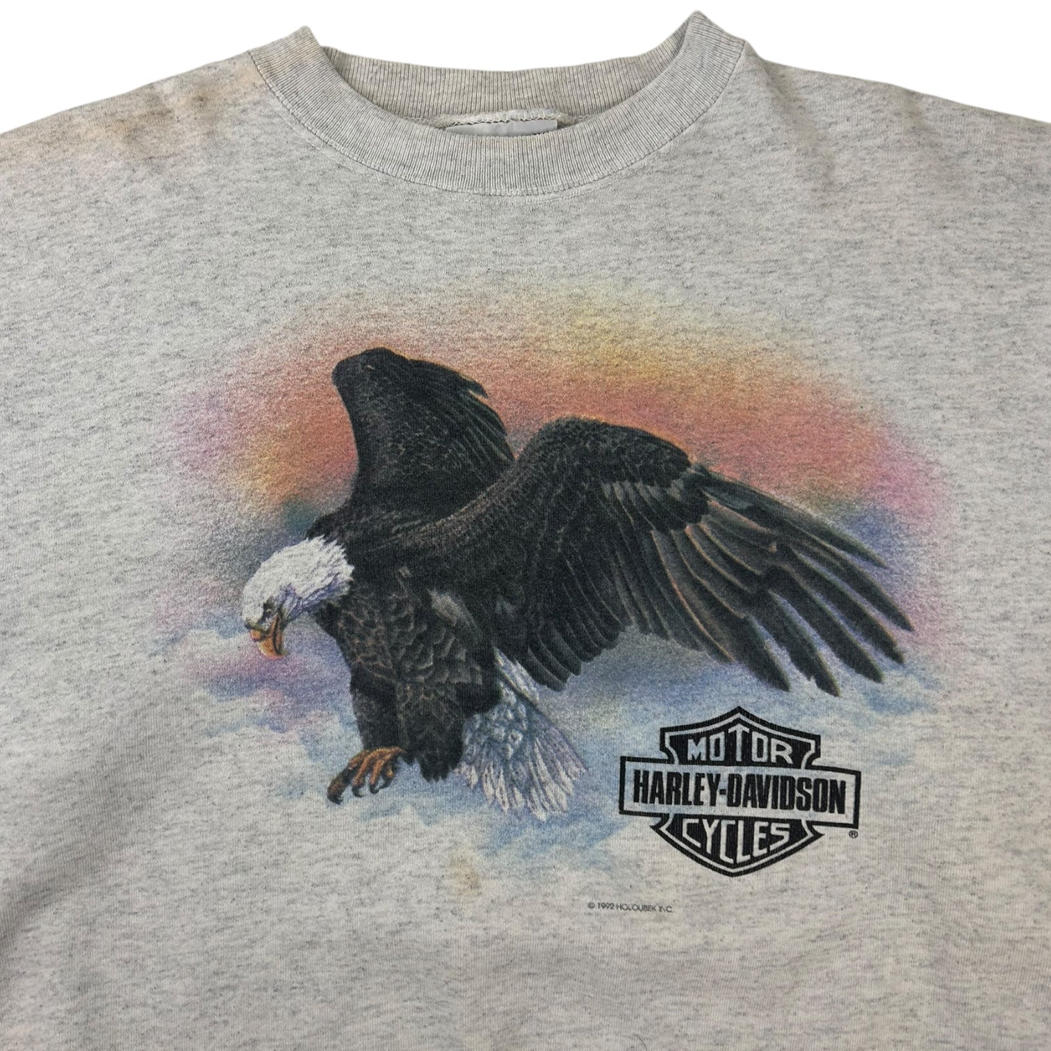 Vintage Harley Davidson Crewneck Grey
