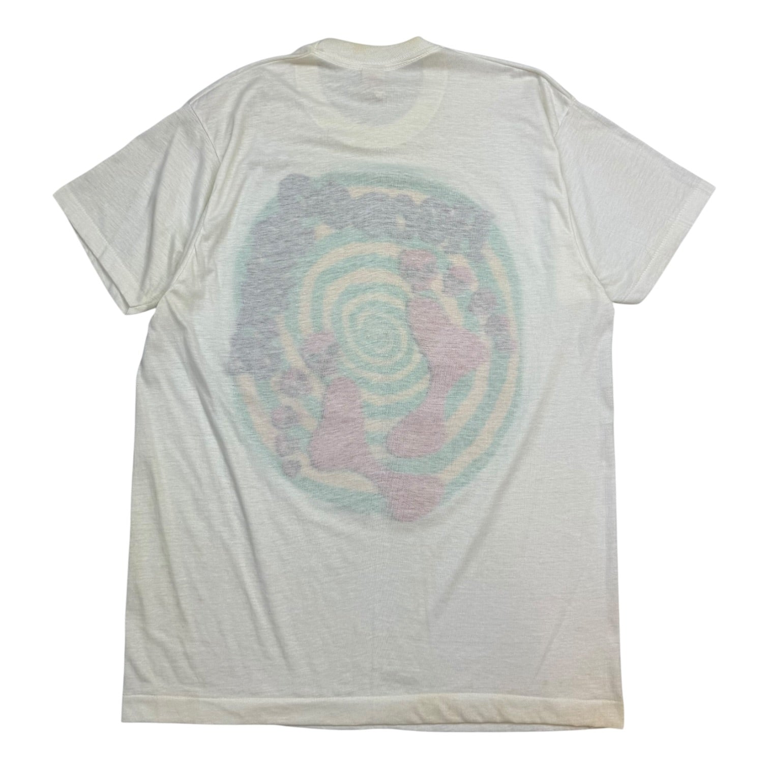 1987 Hoodoo Gurus Blow Your Cool Tour Tee White