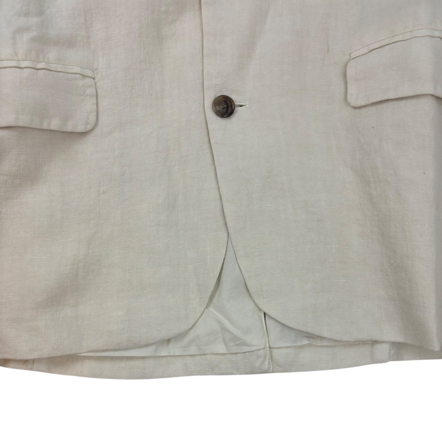 Stussy Textured Linen Suit Bone